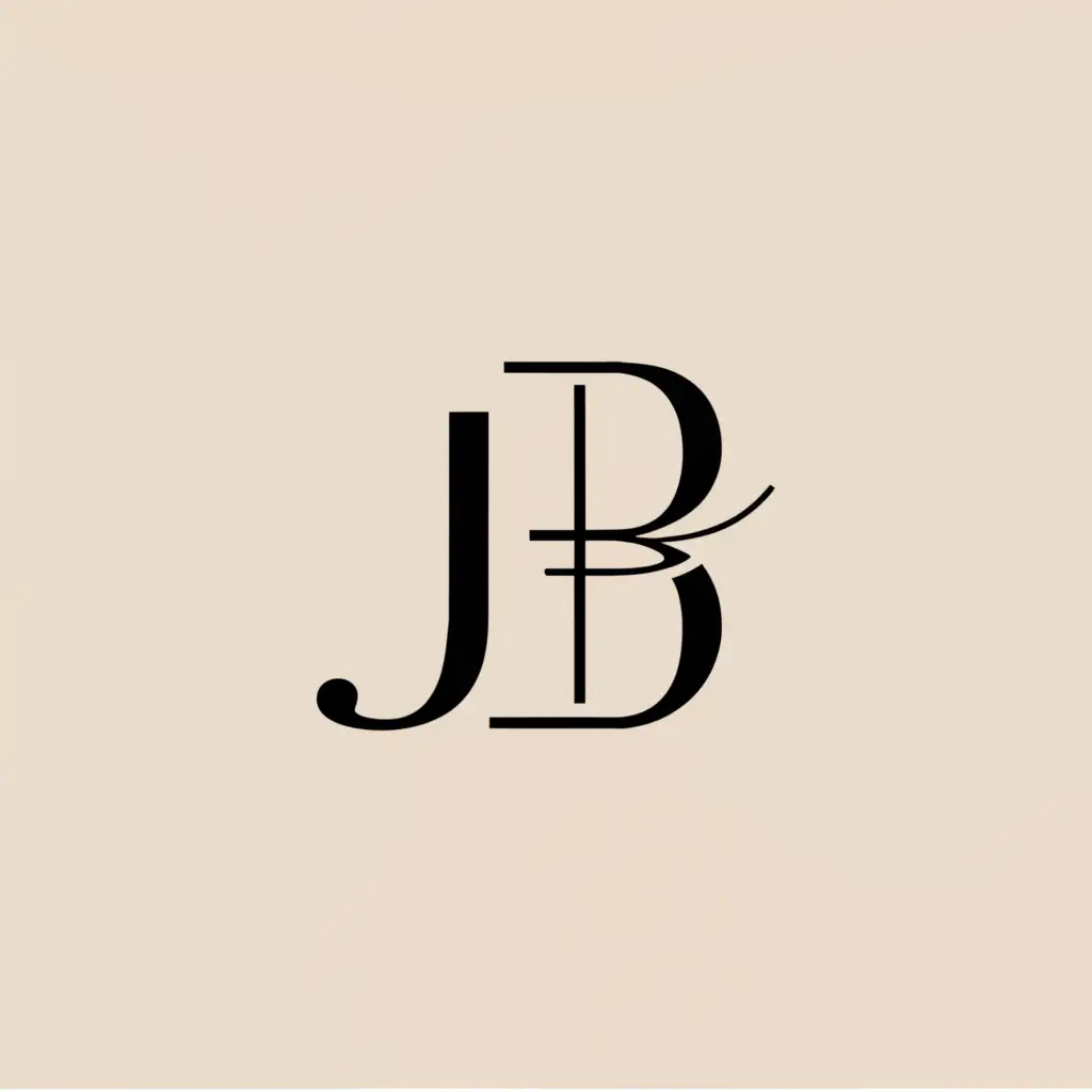 a logo design,with the text "Joana Batalla", main symbol:JB,Moderate,be used in Real Estate industry,clear background