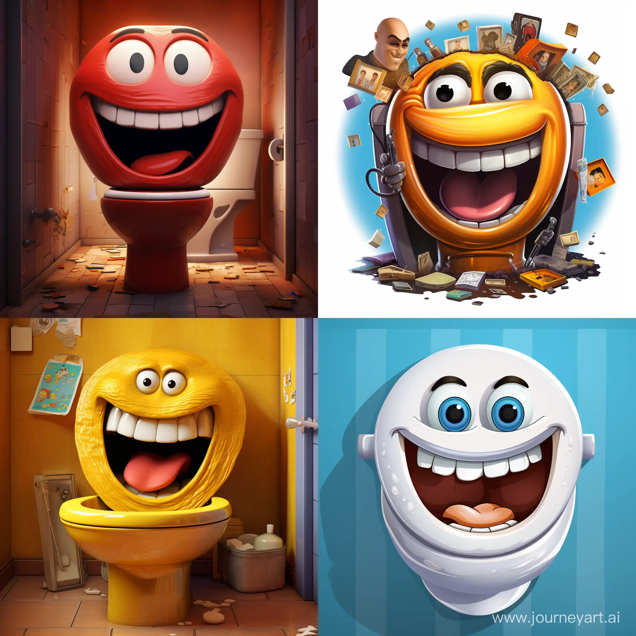 Cheerful-Personified-Toilet-Logo-Art