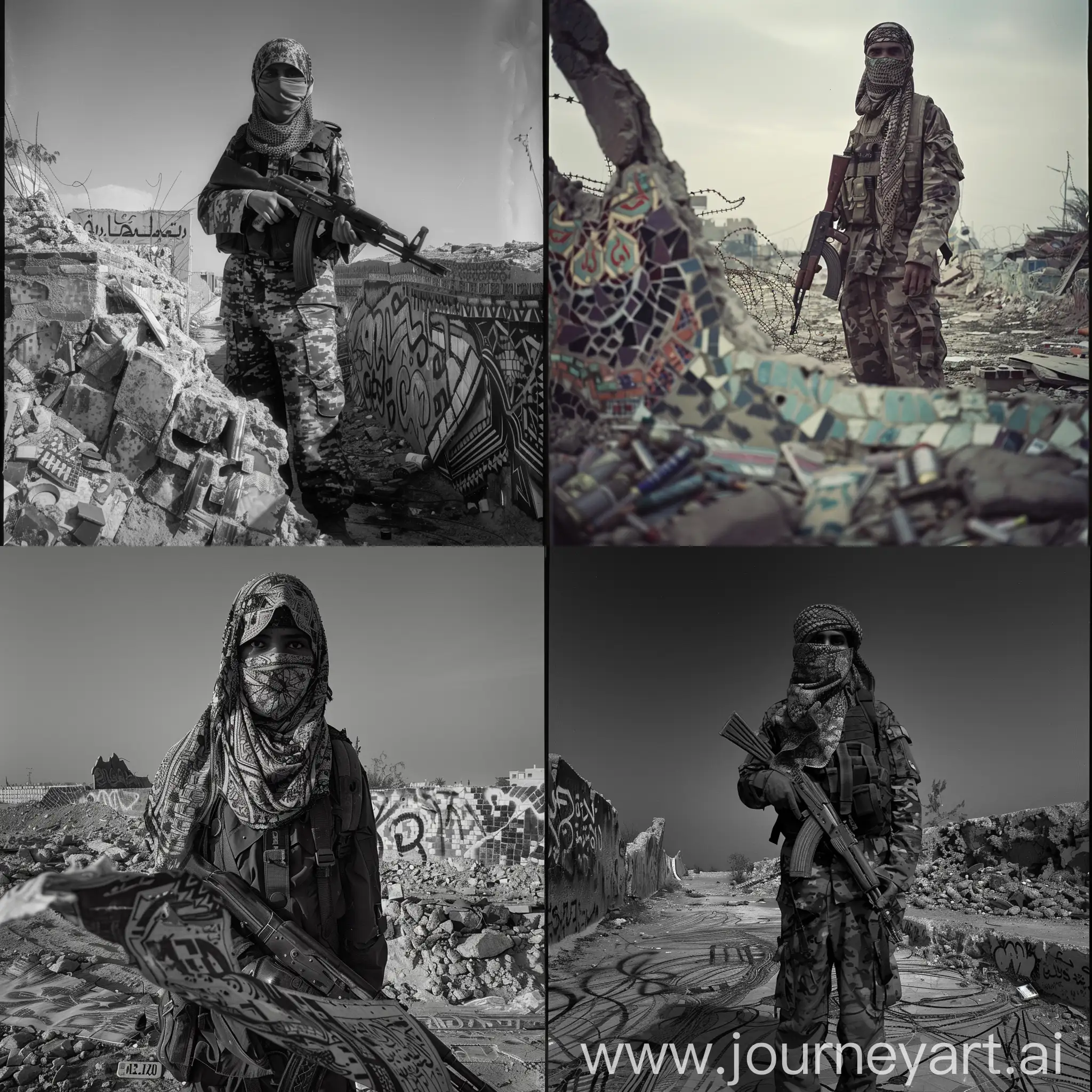 Confident-Guerrilla-Soldier-in-Urban-Warfare-Gritty-DocumentaryStyle-Photograph