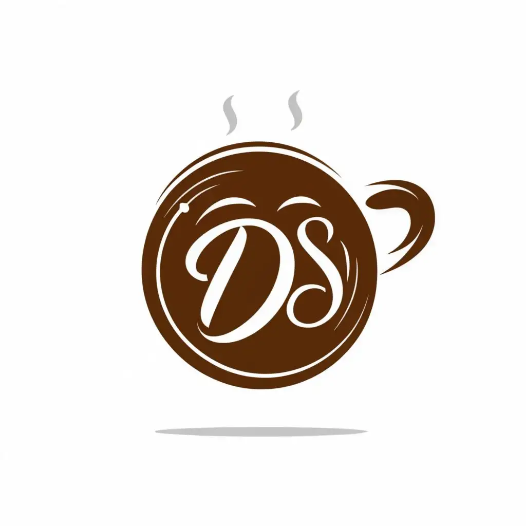 LOGO-Design-For-DS-Coffee-Stylish-Typography-for-Restaurant-Industry