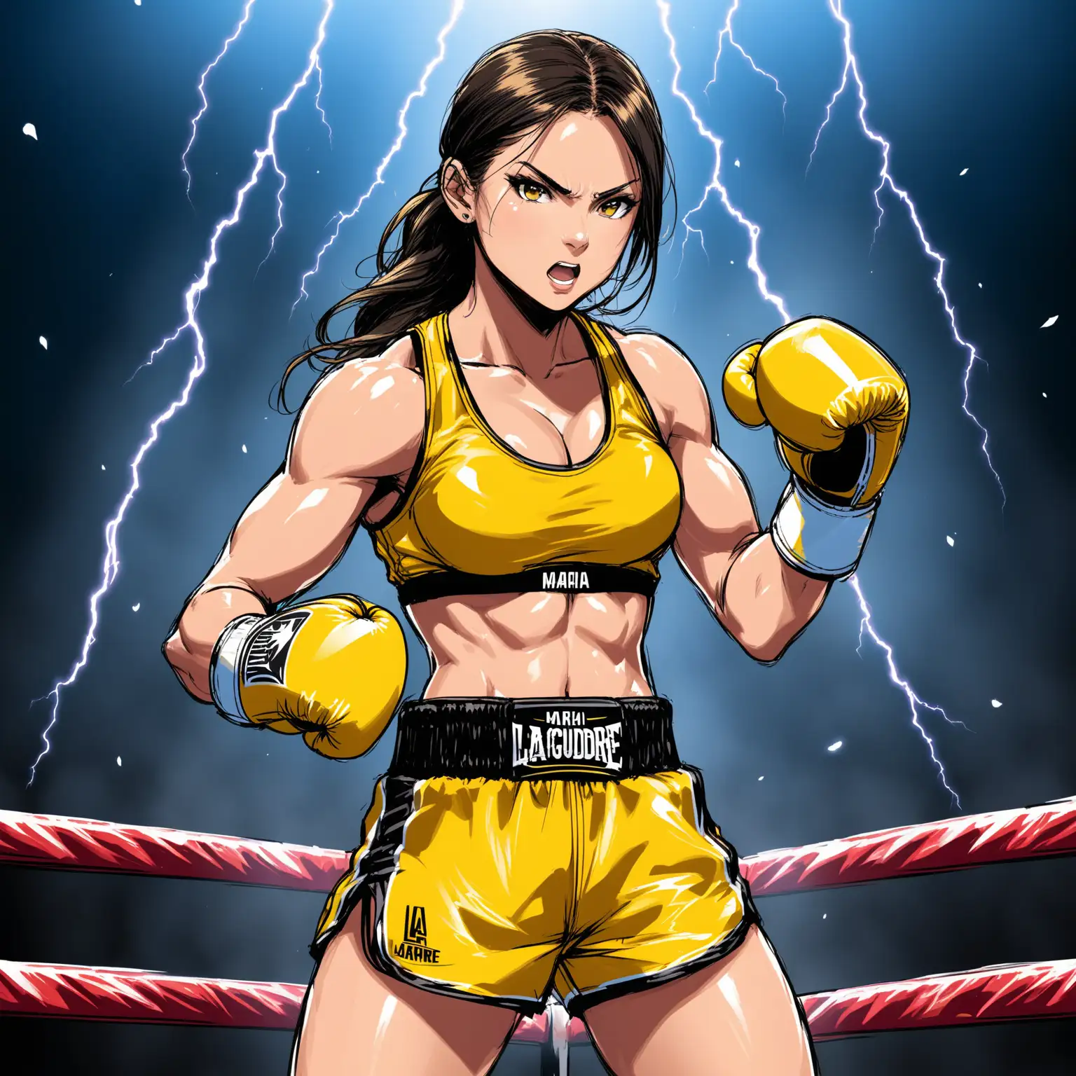 Maria La Foudre Alvarez Electric Boxer Energizes the Arena