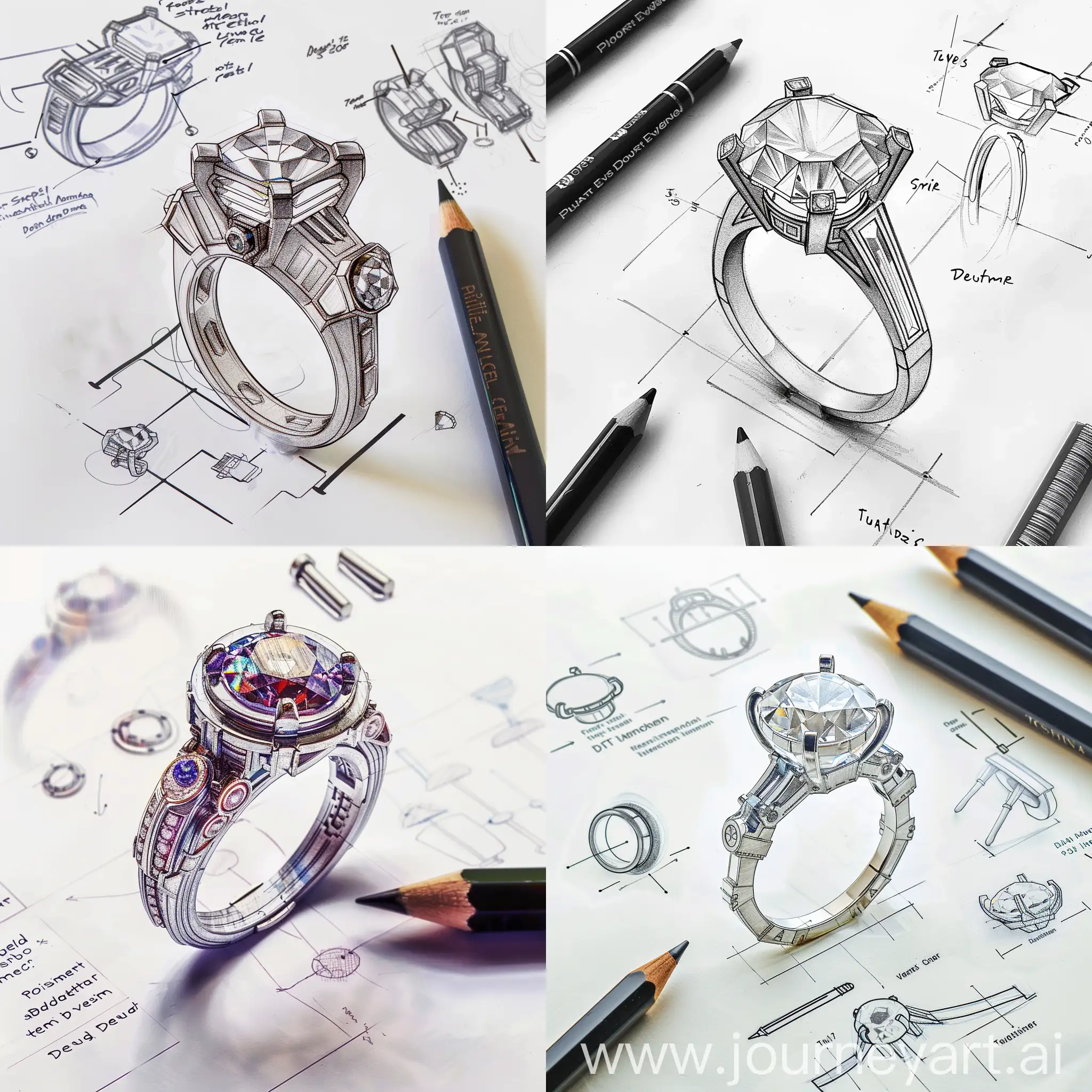 Mechanism-Inspired-Gemstone-Ring-Sketch-with-Marker-Pen-Coloring