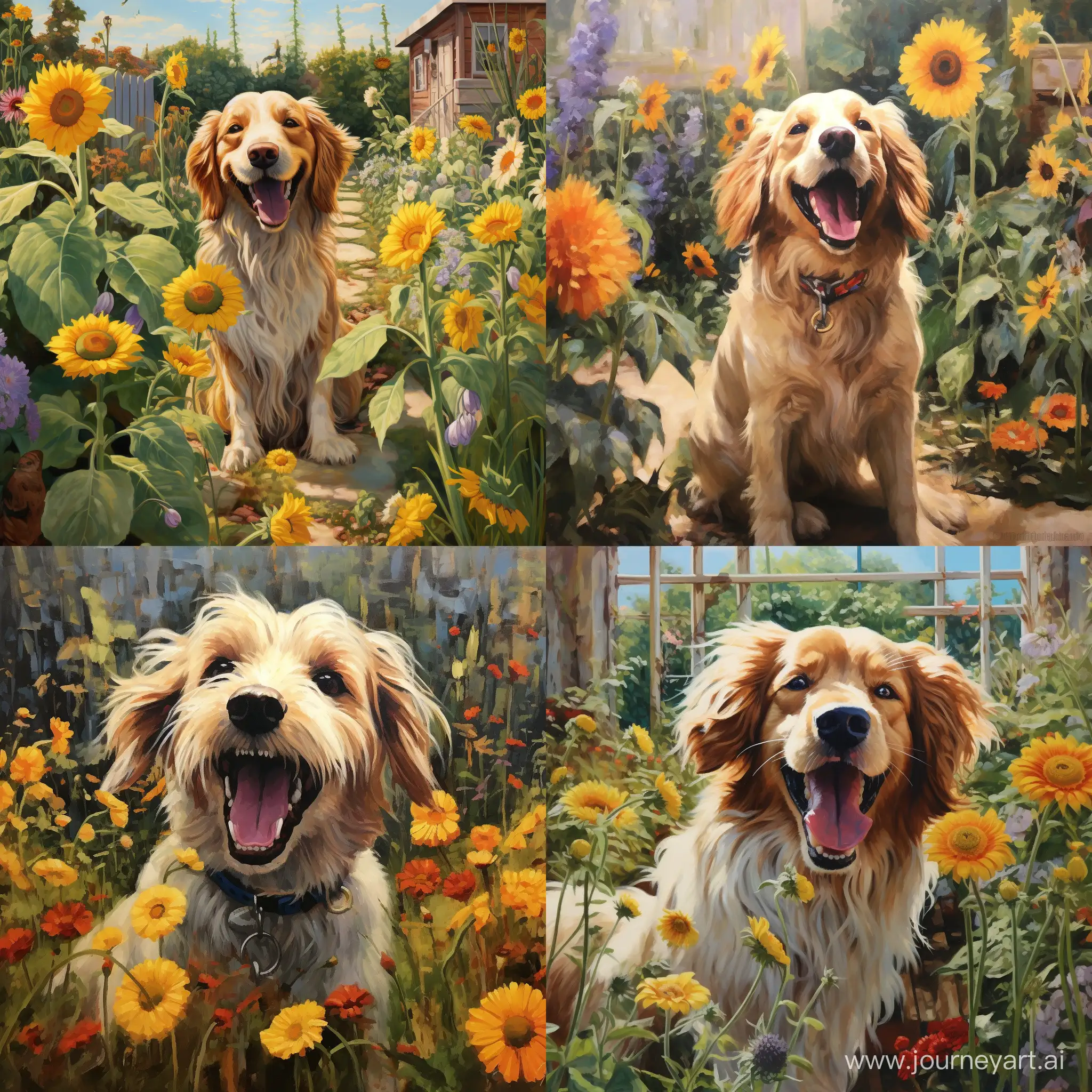 Joyful-Dog-Enjoying-the-Garden-Atmosphere