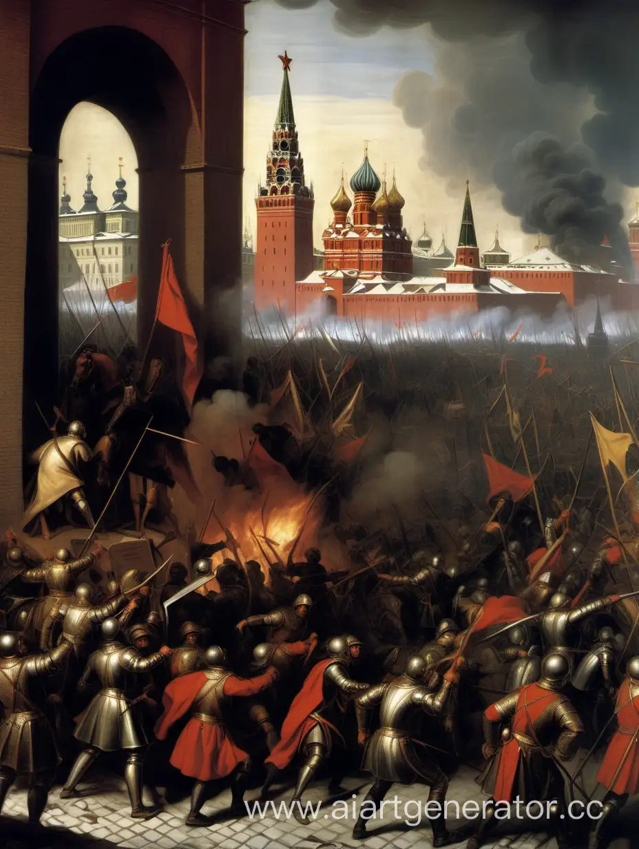 Бунт стрельцов в Москве 16 век при Петре 1