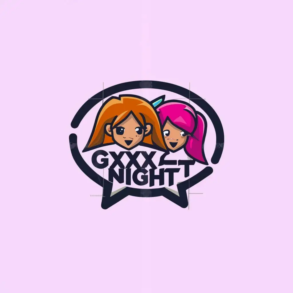 LOGO-Design-for-GxxxNight-Girls-Chat-Rooms-with-a-Clear-and-Moderate-Theme