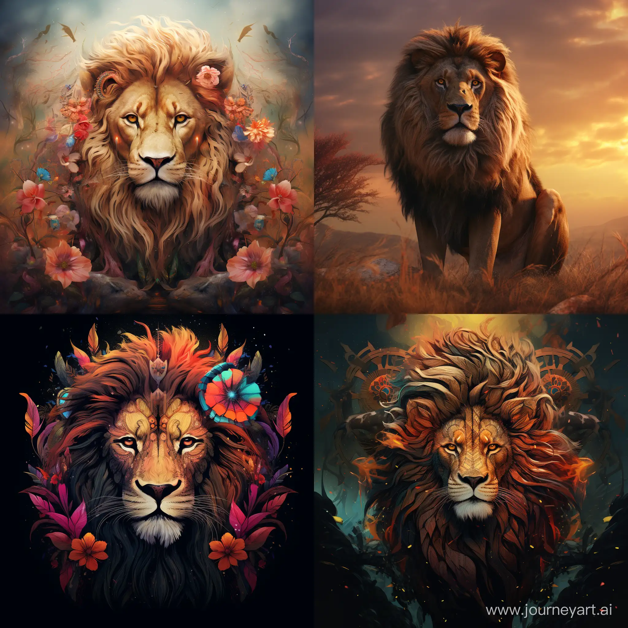 Majestic-Lion-Artwork-with-Aspect-Ratio-11-No-95677