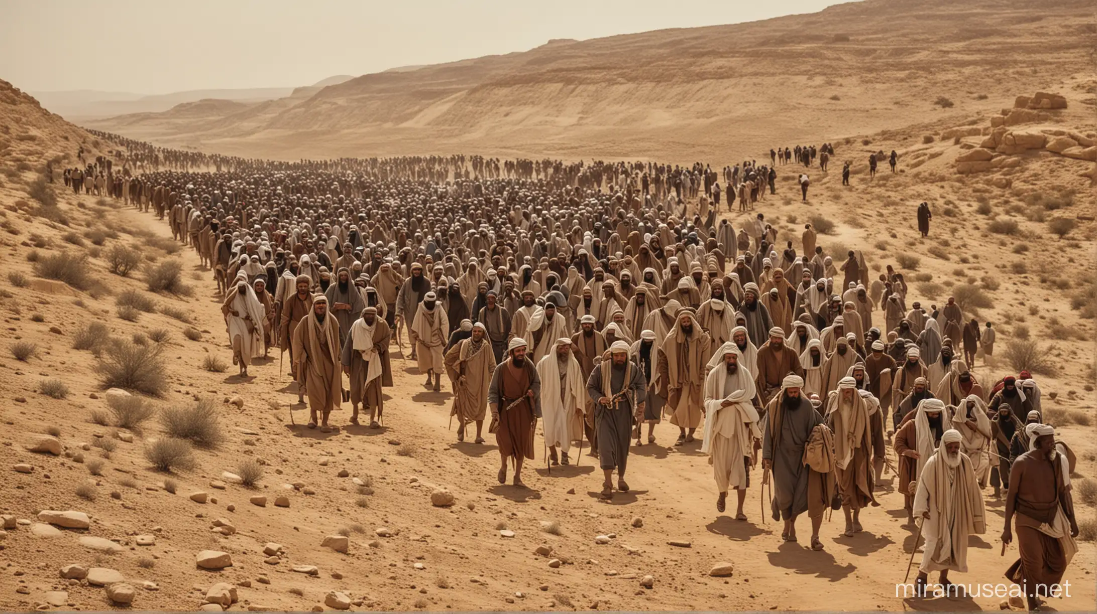 Israelites Wandering in the Wilderness for 40 Years