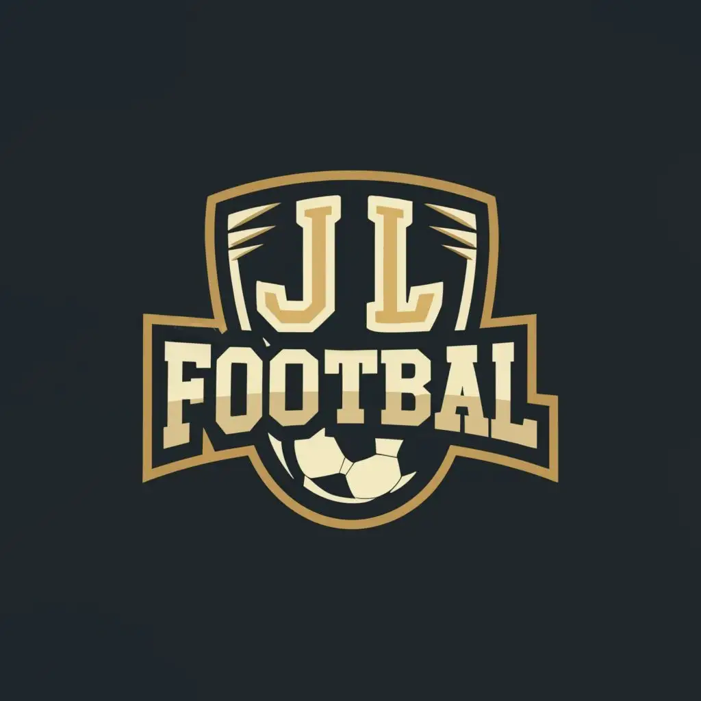 logo, football, with the text "jl football", typography, be used in Sports Fitness industry