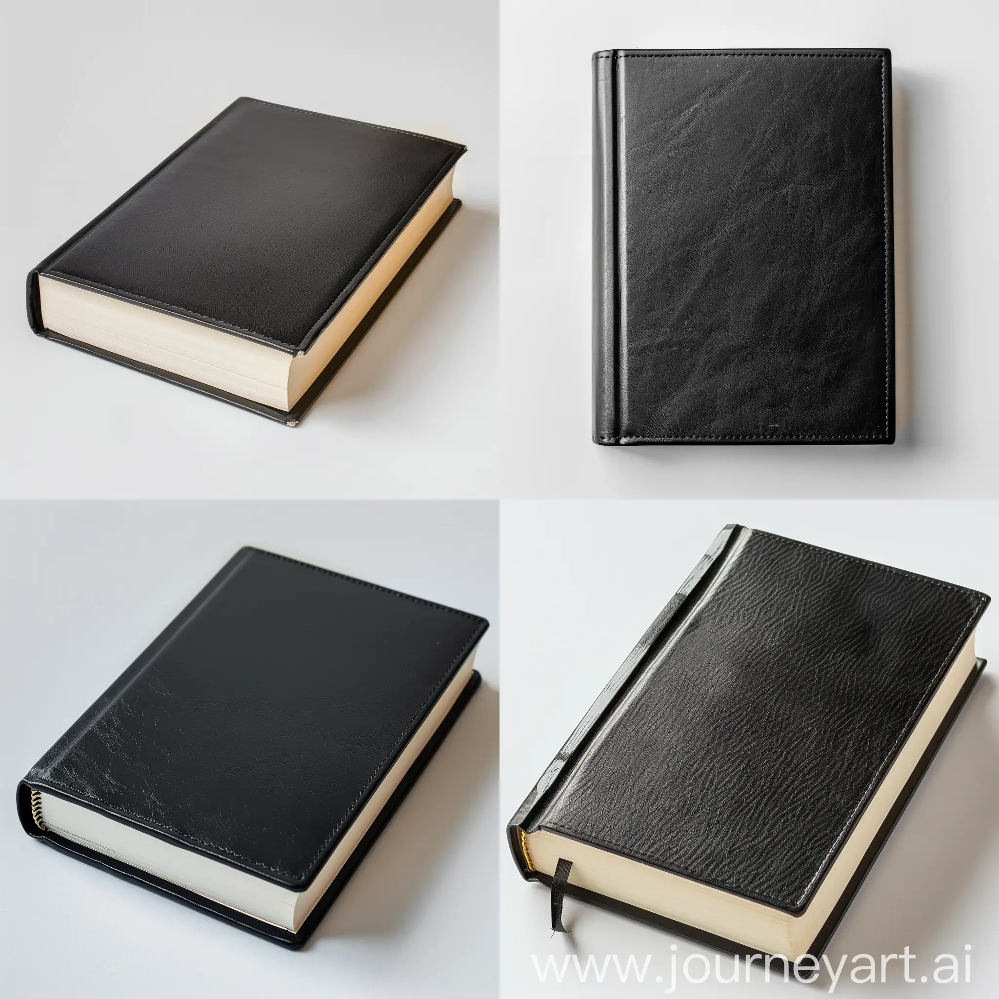 Elegant-Black-Book-on-Clean-White-Background