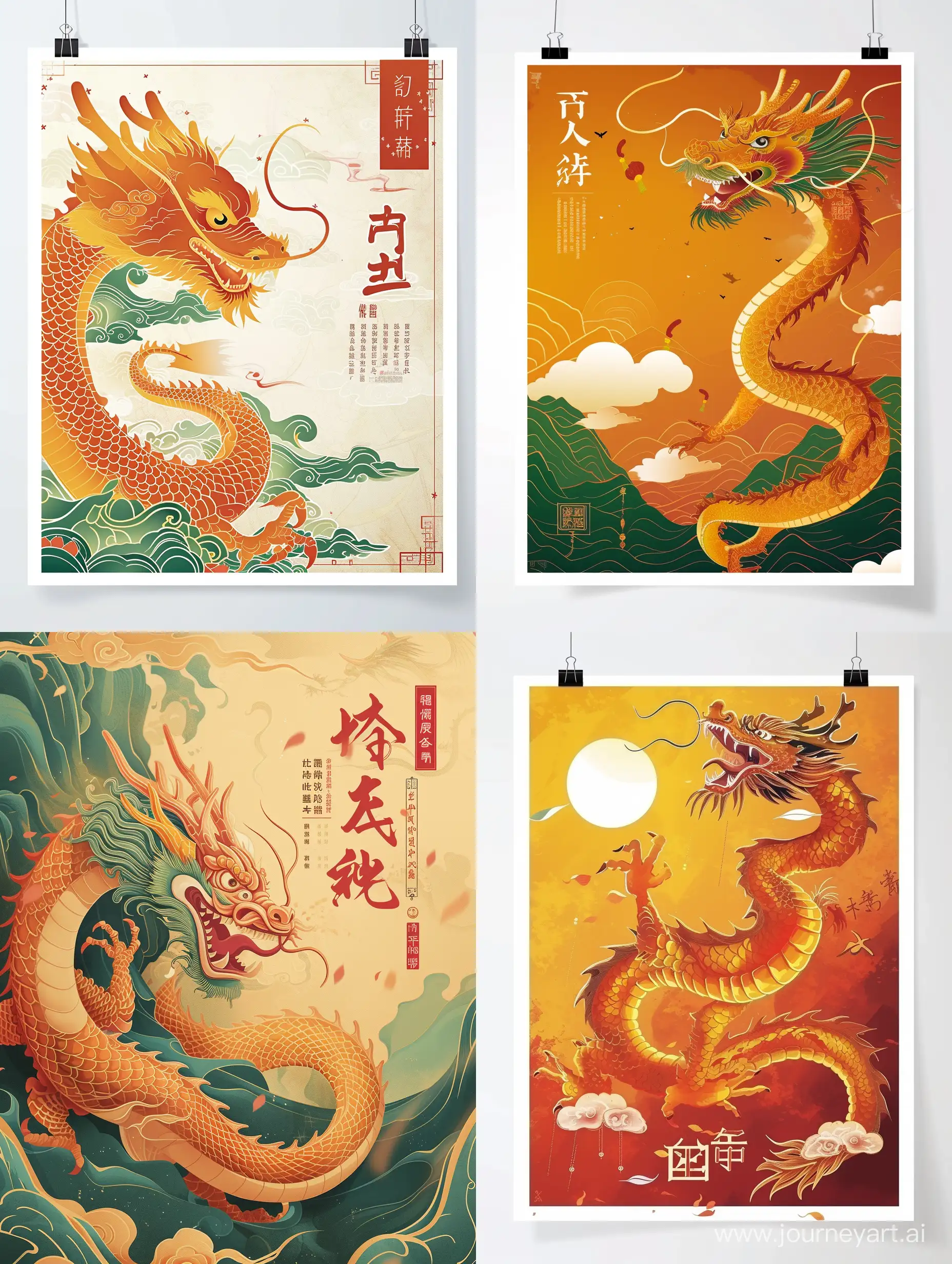 Dragon-Year-Chinese-New-Year-Poster-Celebrating-Festive-Traditions-with-Elegance