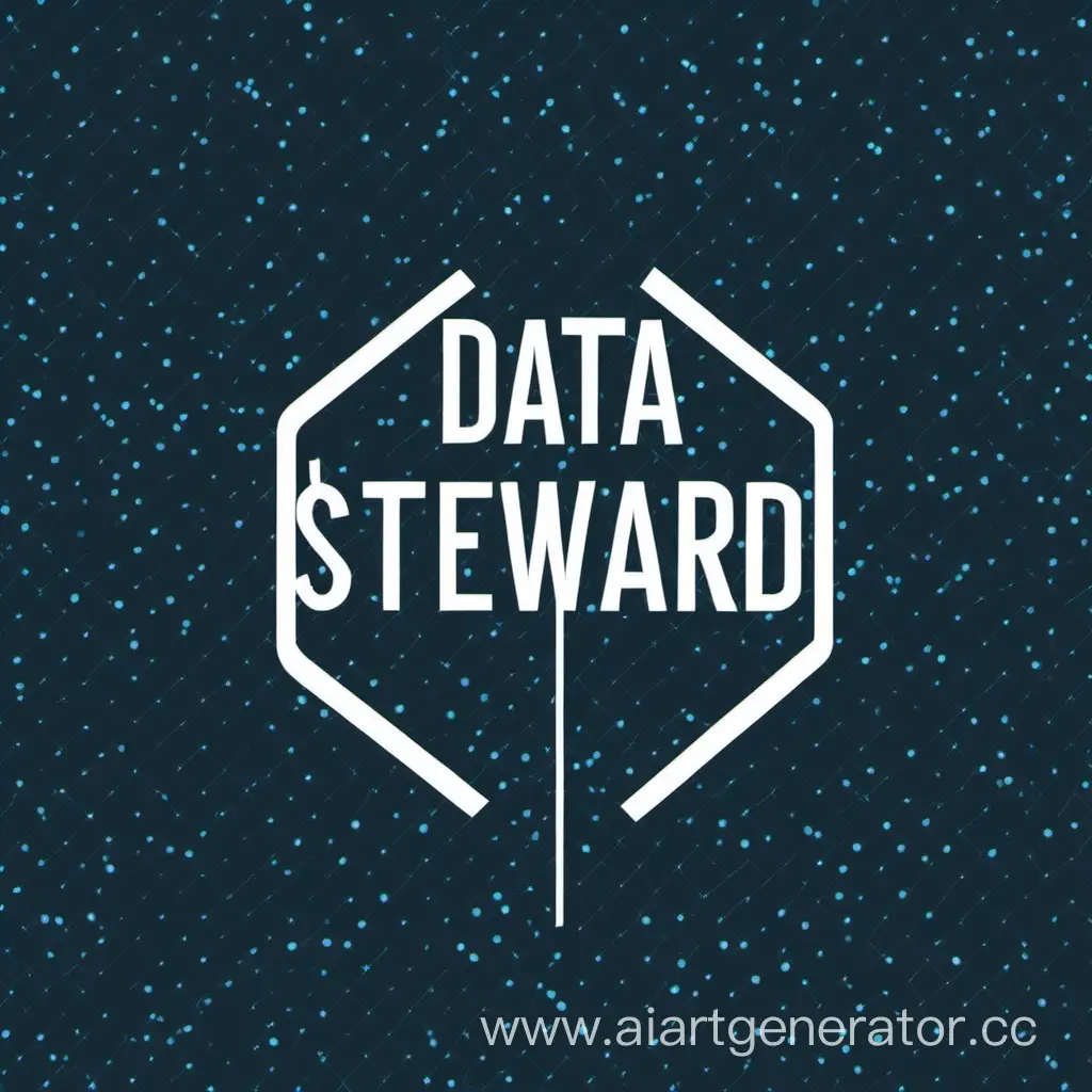 Minimalist-Data-Steward-Logo-with-Smoking-and-Bow-Tie