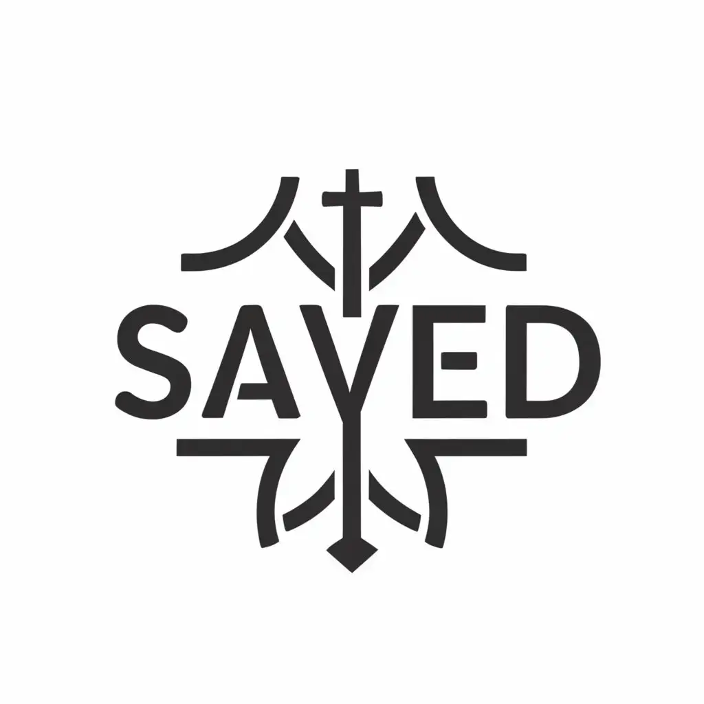 a logo design,with the text "SAVED", main symbol:Christian clothing brand,Minimalistic,be used in Religious industry,clear background