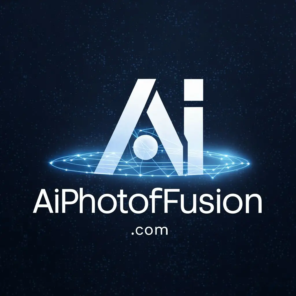 LOGO-Design-For-AI-Photo-Fusion-Futuristic-Aesthetic-with-AI-Stability-and-Typography