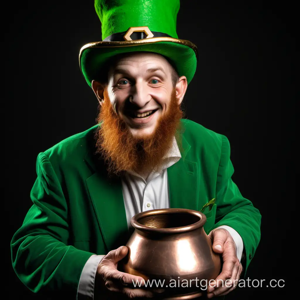 Jewish-Leprechaun-with-Empty-Pot-Mythical-Figure-Yearning-for-Lost-Gold