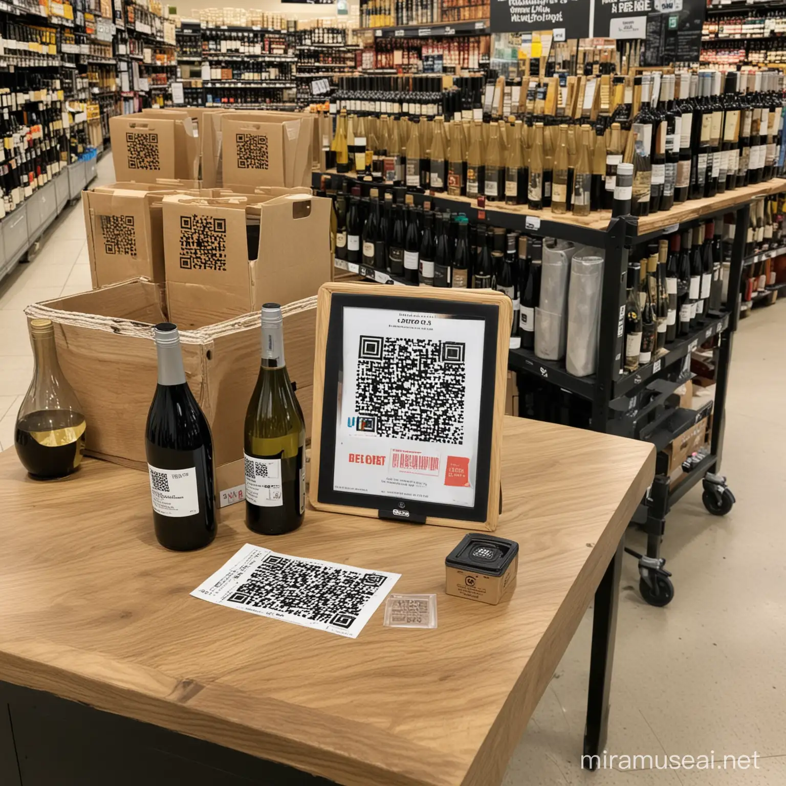 Wine Tasting Event Explore a Selection of Wines with Convenient QR Code Access
