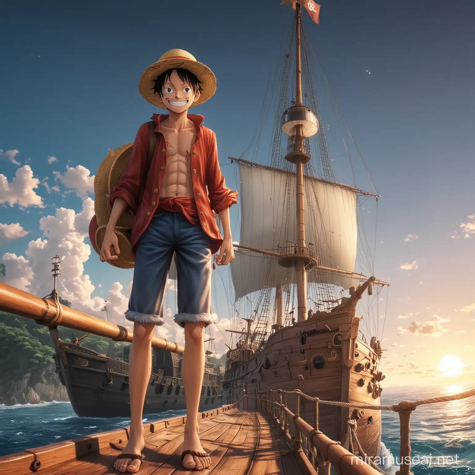 Luffy Discovers a Treasure of 26886350 on the Ship