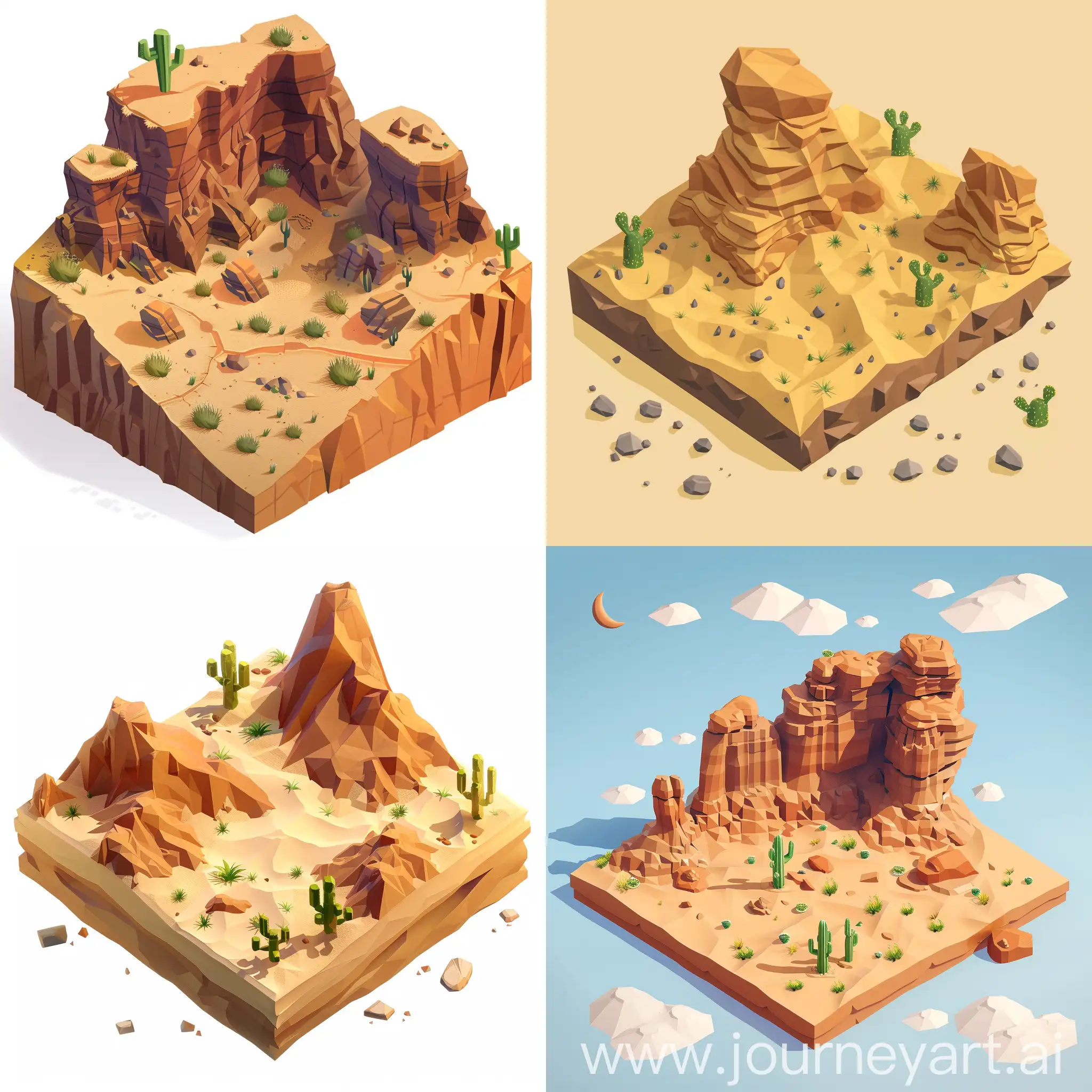 isometric desert