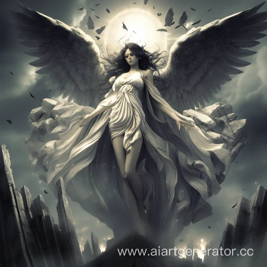 Seraphima-the-Fallen-Angel-Transformed-into-Stone