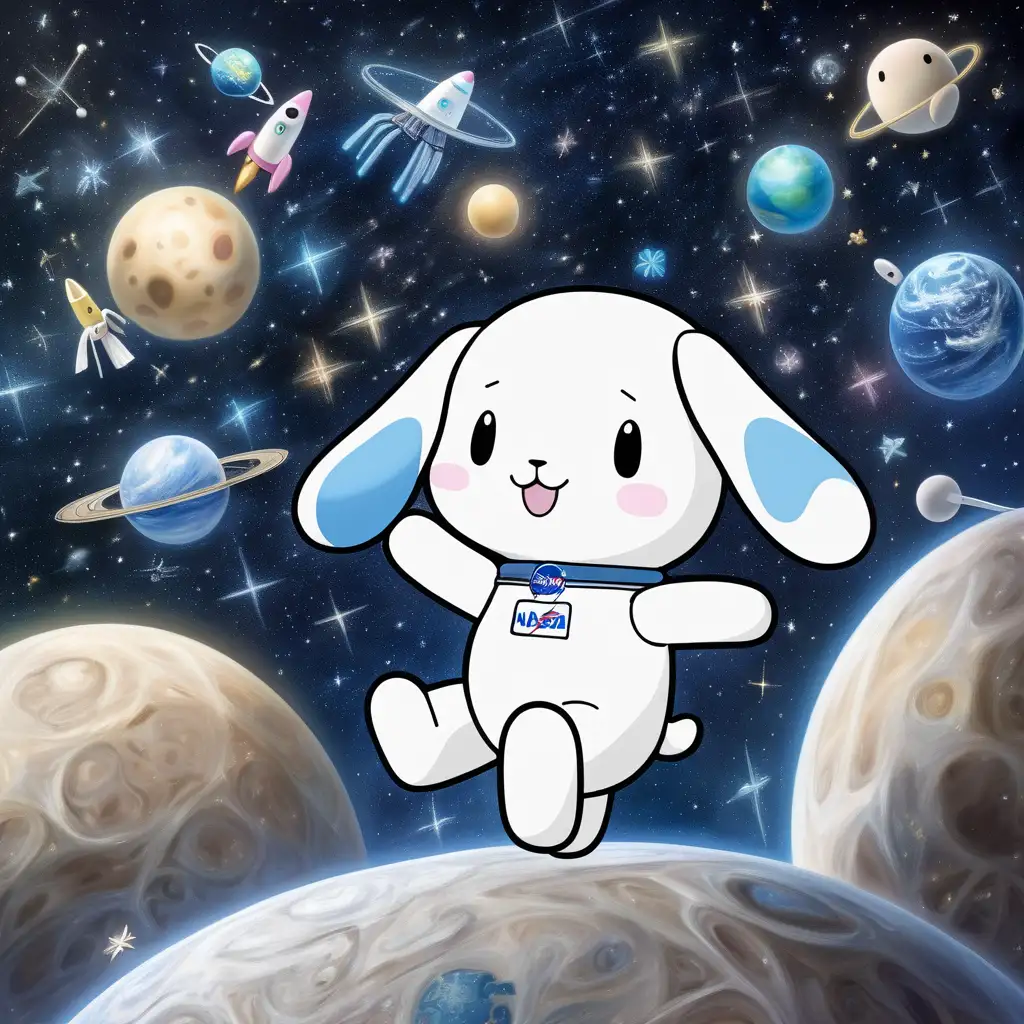 At NASA, Cinnamoroll immersed herself in the mysteries of the cosmos. She studied the constellations, learned about space travel, and even dabbled in space engineering. Each day brought her closer to her dream of reaching the stars.
