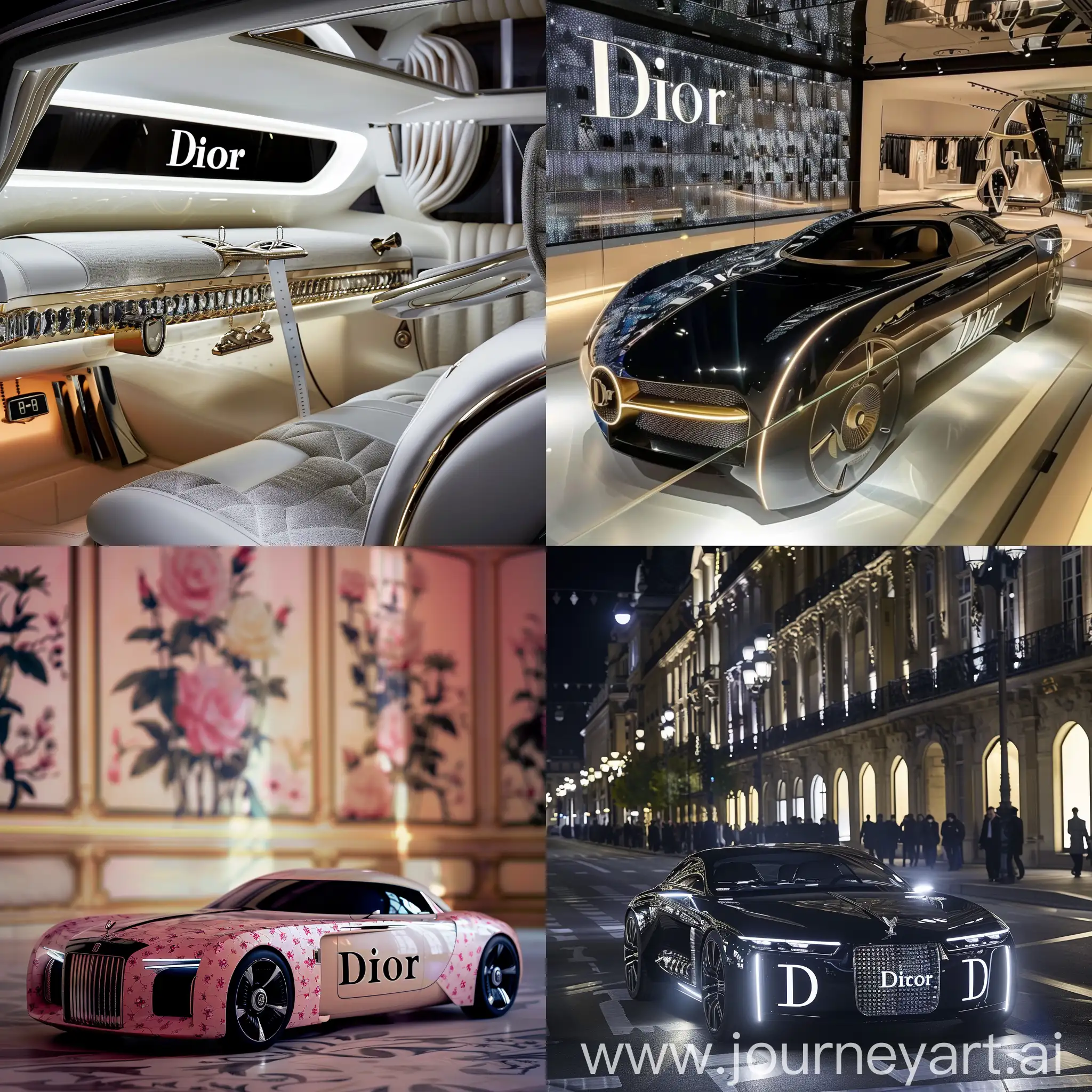 A car that represents the fashion house Dior.