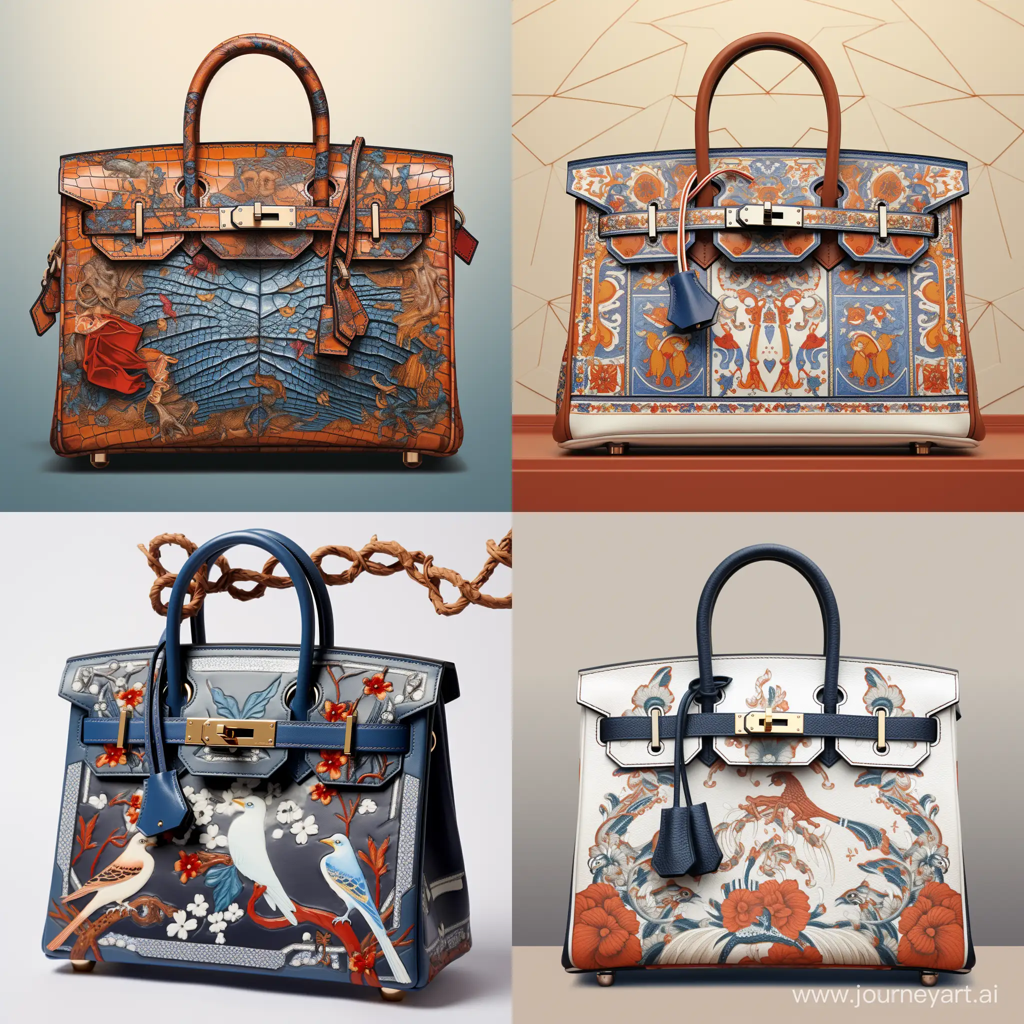 Создай сумку на основе Hermes Birkin и Balenciaga