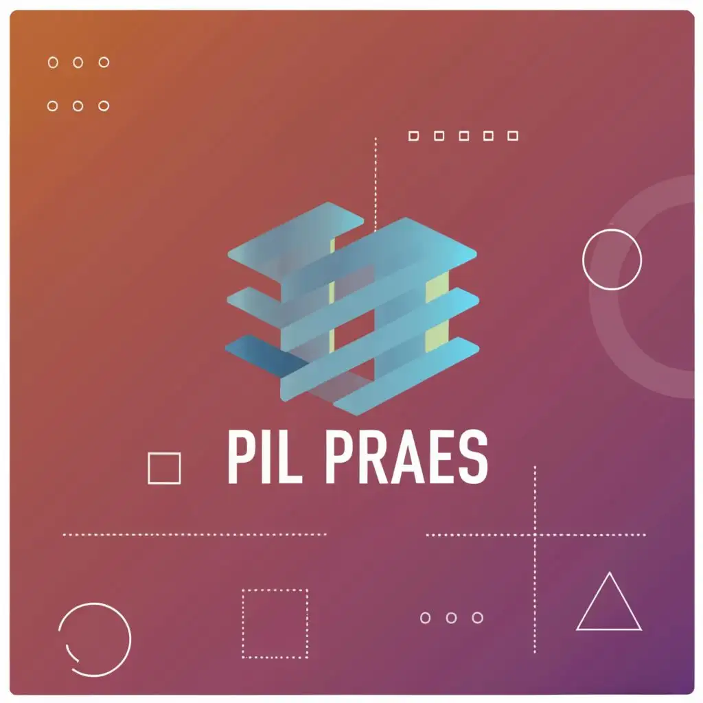 logo, layers, with the text "Phil Prates", typography, be used in Technology industry