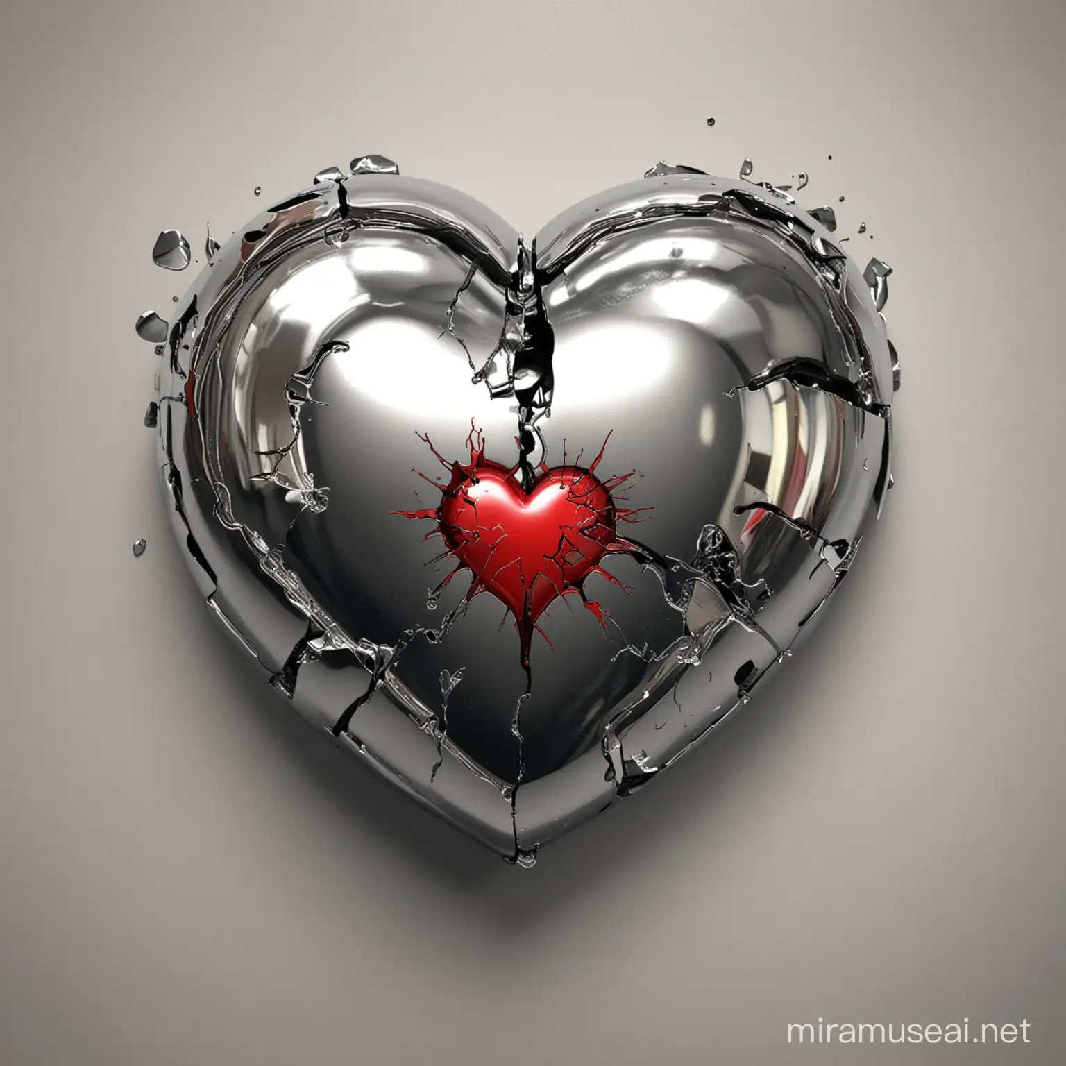 Shattered Chrome Heart