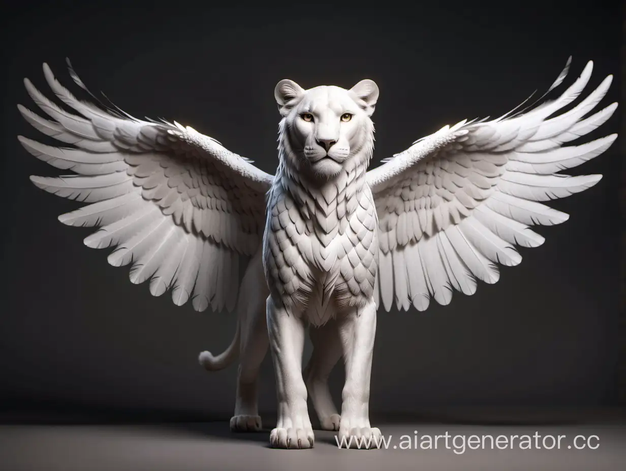 Dynamic-White-Lioness-Girl-with-Owllike-Feathers-and-Majestic-Wings-in-8K-Resolution