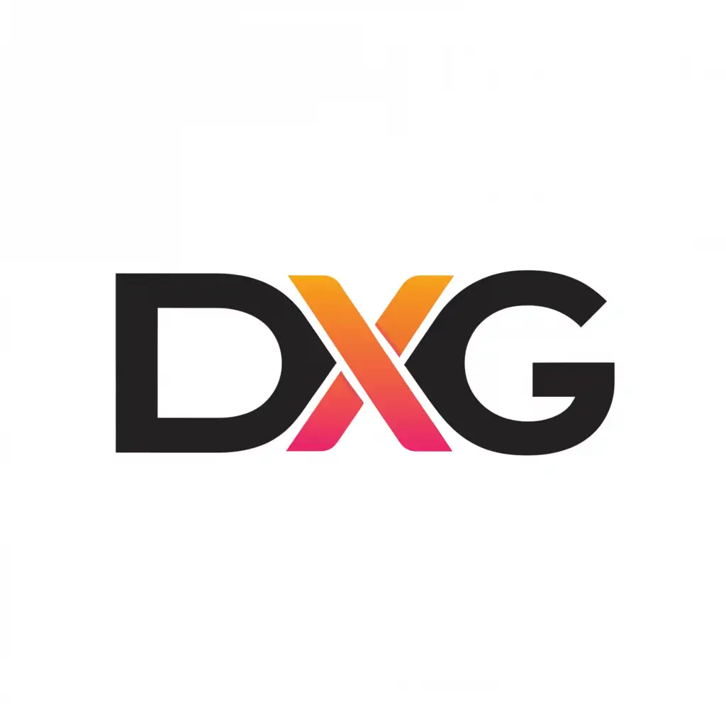 a logo design,with the text "DxG", main symbol:Digital,Moderate,be used in Retail industry,clear background