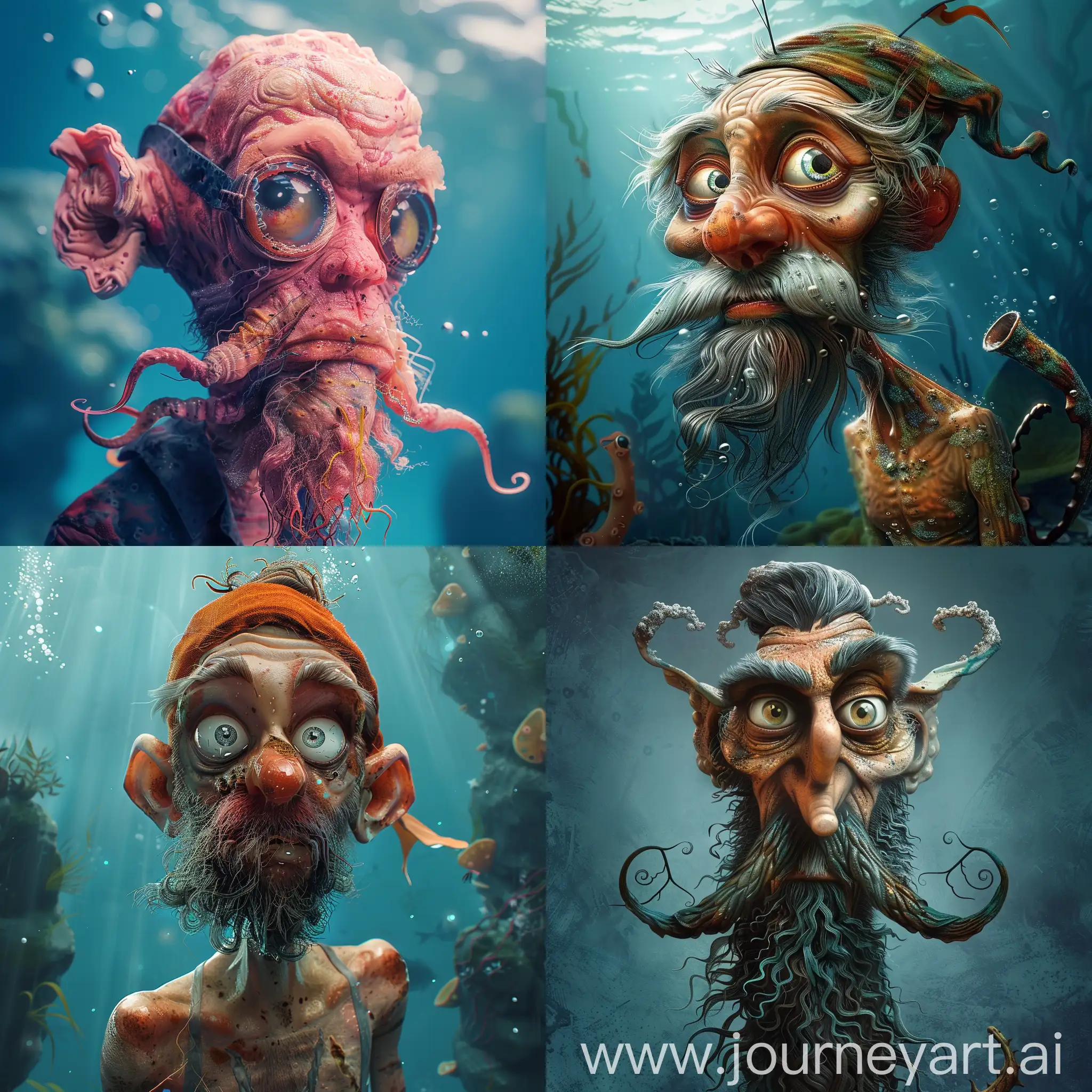 HyperRealistic-Cartoon-Sea-Man-Underwater-Adventure