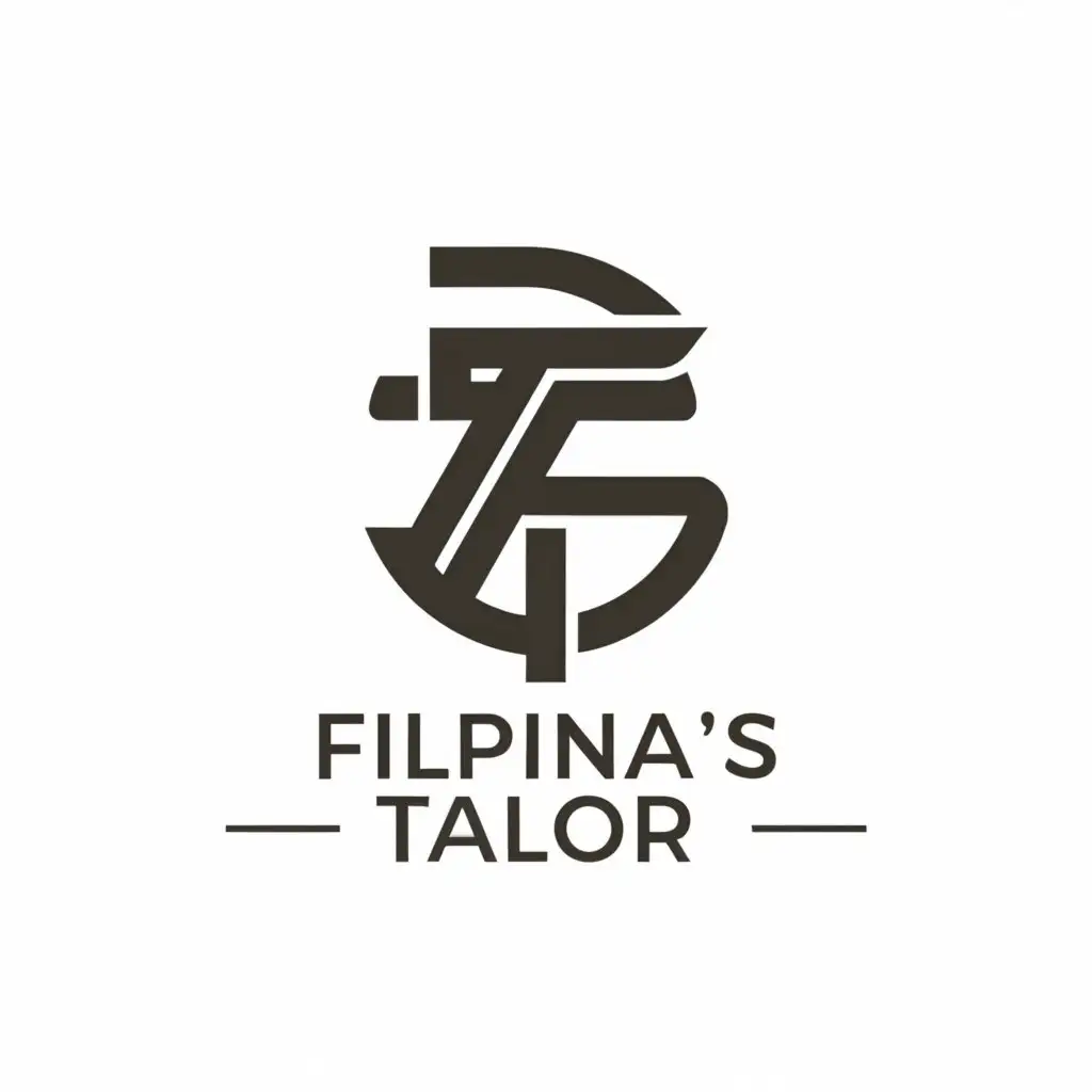 a logo design,with the text "Filipina's tailor", main symbol:FILIPINA,Minimalistic,be used in Retail industry,clear background