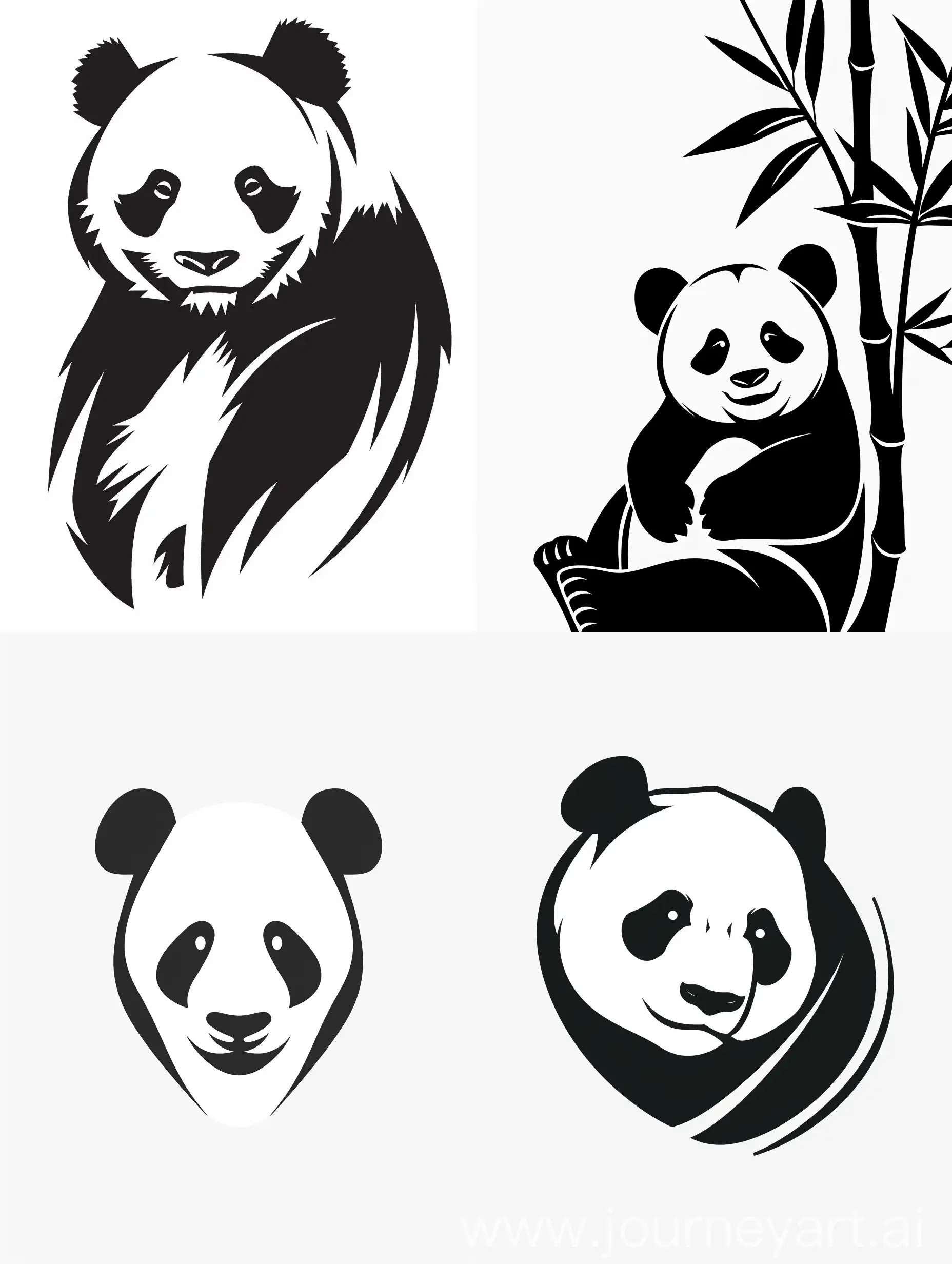 Логотип для мебельного салона Panda interior