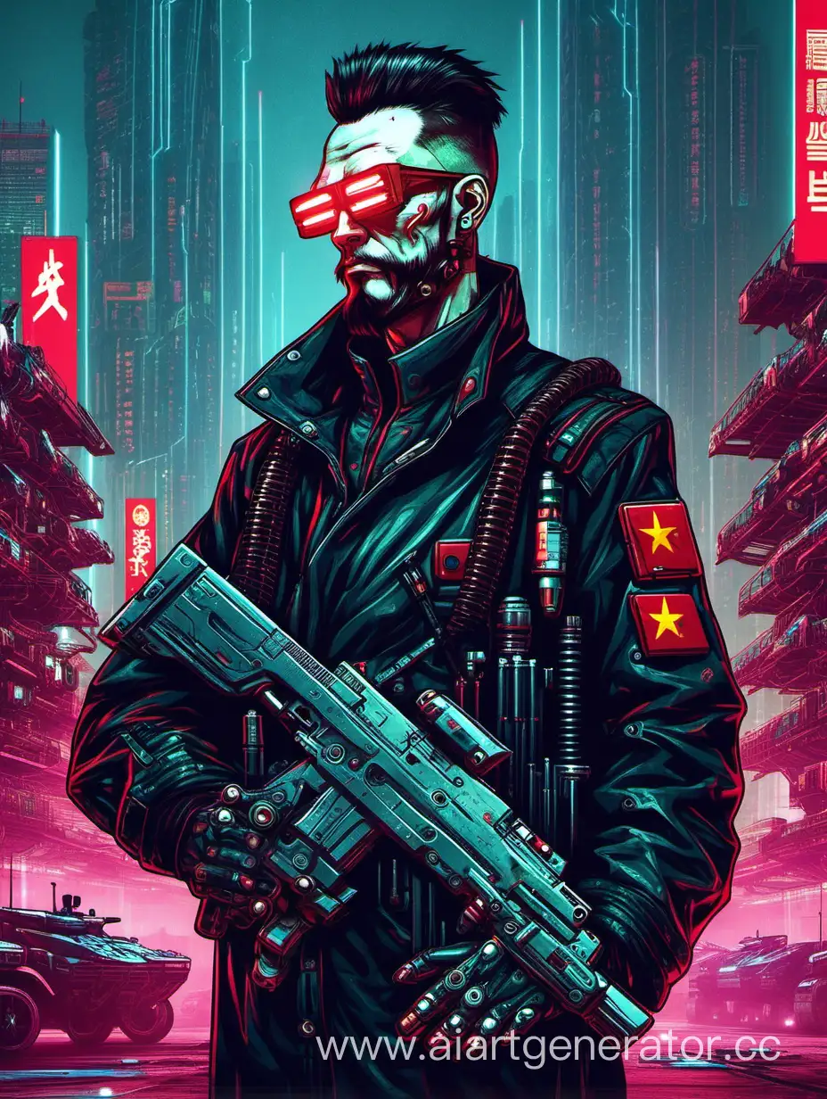 Futuristic-Cyber-Communist-Cityscape-in-Cyberpunk-Style