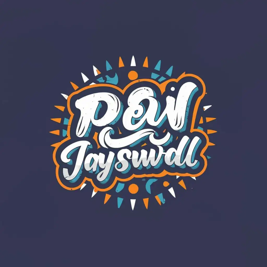 logo, CArtoon, with the text "Dev_Jayswal", typography, be used in Entertainment industry