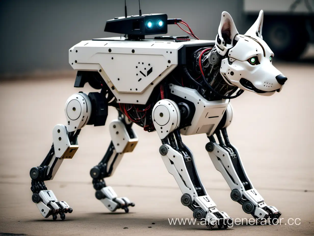 Advanced-Military-Robot-Dog-Patrolling-Urban-Environment