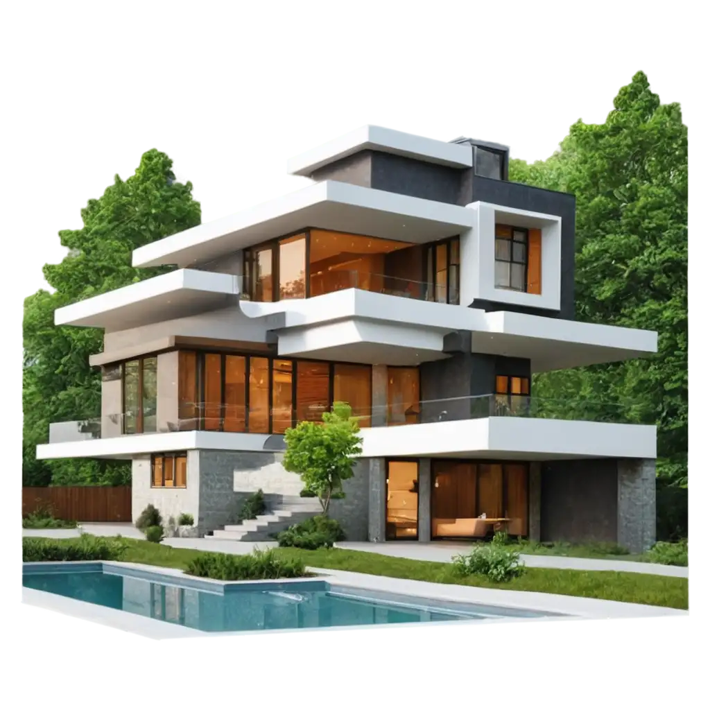 Modern-Big-House-PNG-HighQuality-Image-for-Versatile-Use