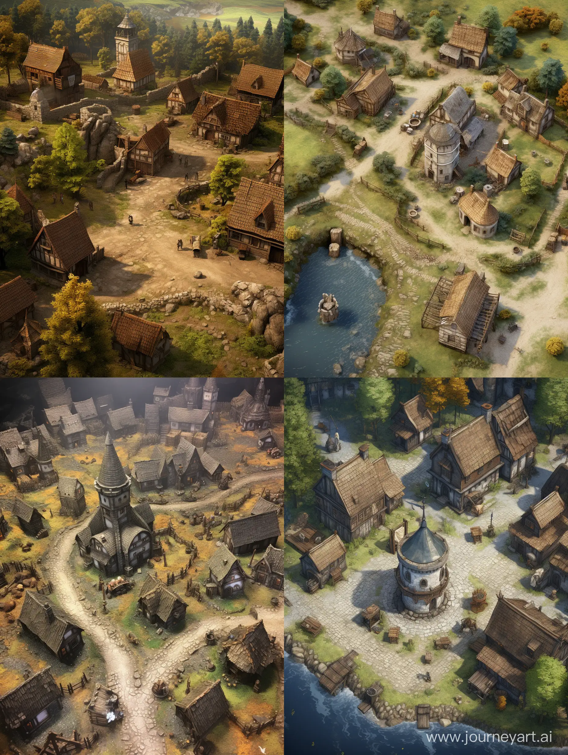 Detailed-Medieval-Village-Map-for-RolePlaying-Game