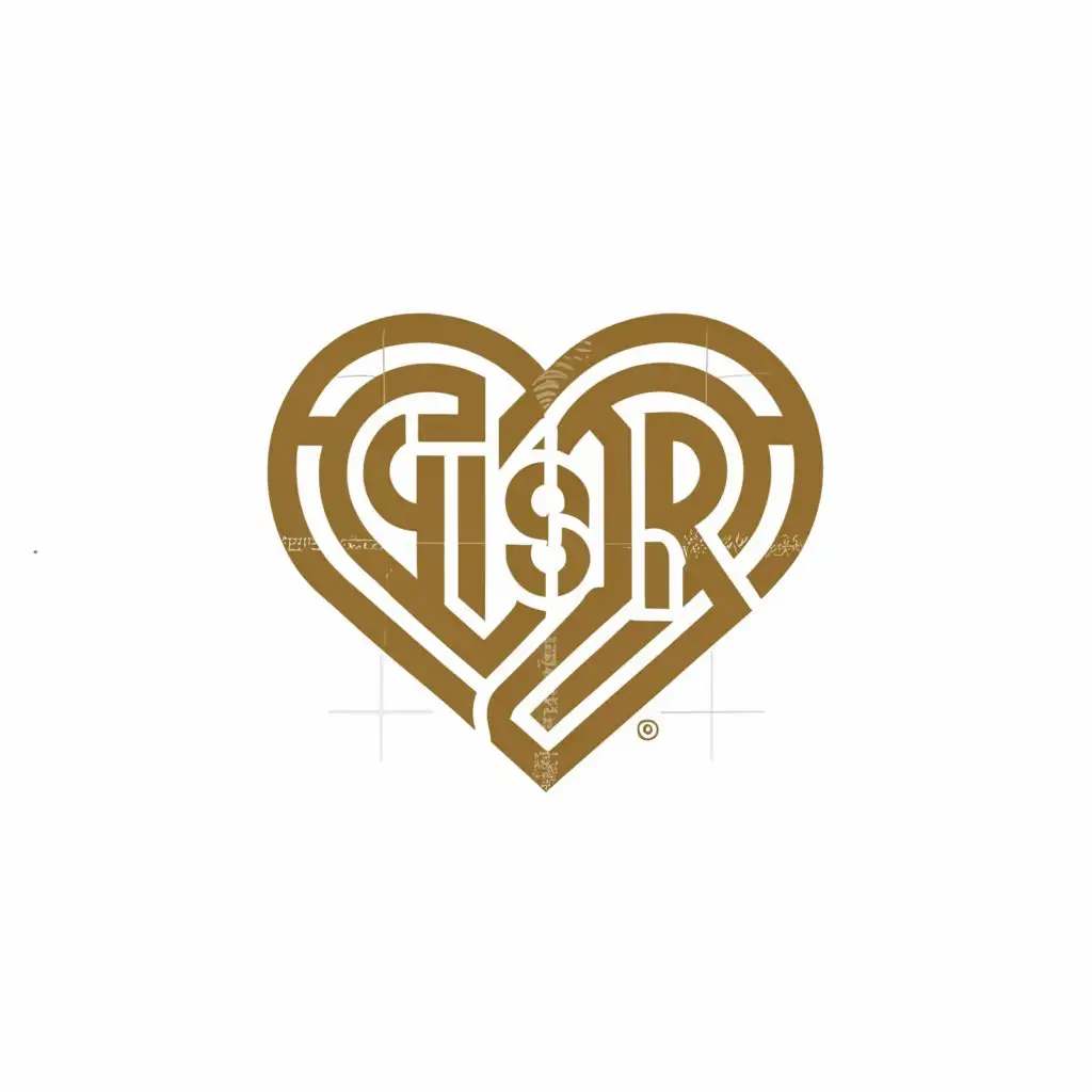 a logo design,with the text "UTSHR", main symbol:letter logo, heart,complex,be used in Home Family industry,clear background