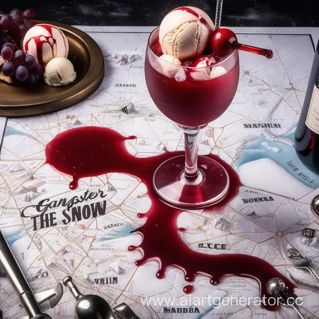 Коктейль вино с мороженым
Название текстом поверхности карт нки: коктейль пацана кровь на снегу 