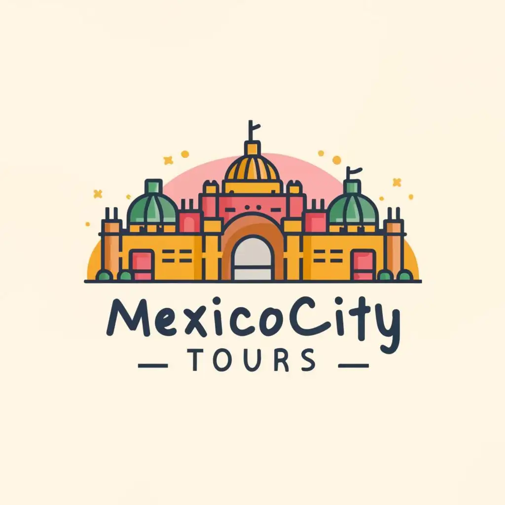 LOGO-Design-For-Mexico-City-Tours-Vibrant-Typography-for-Travel-Industry