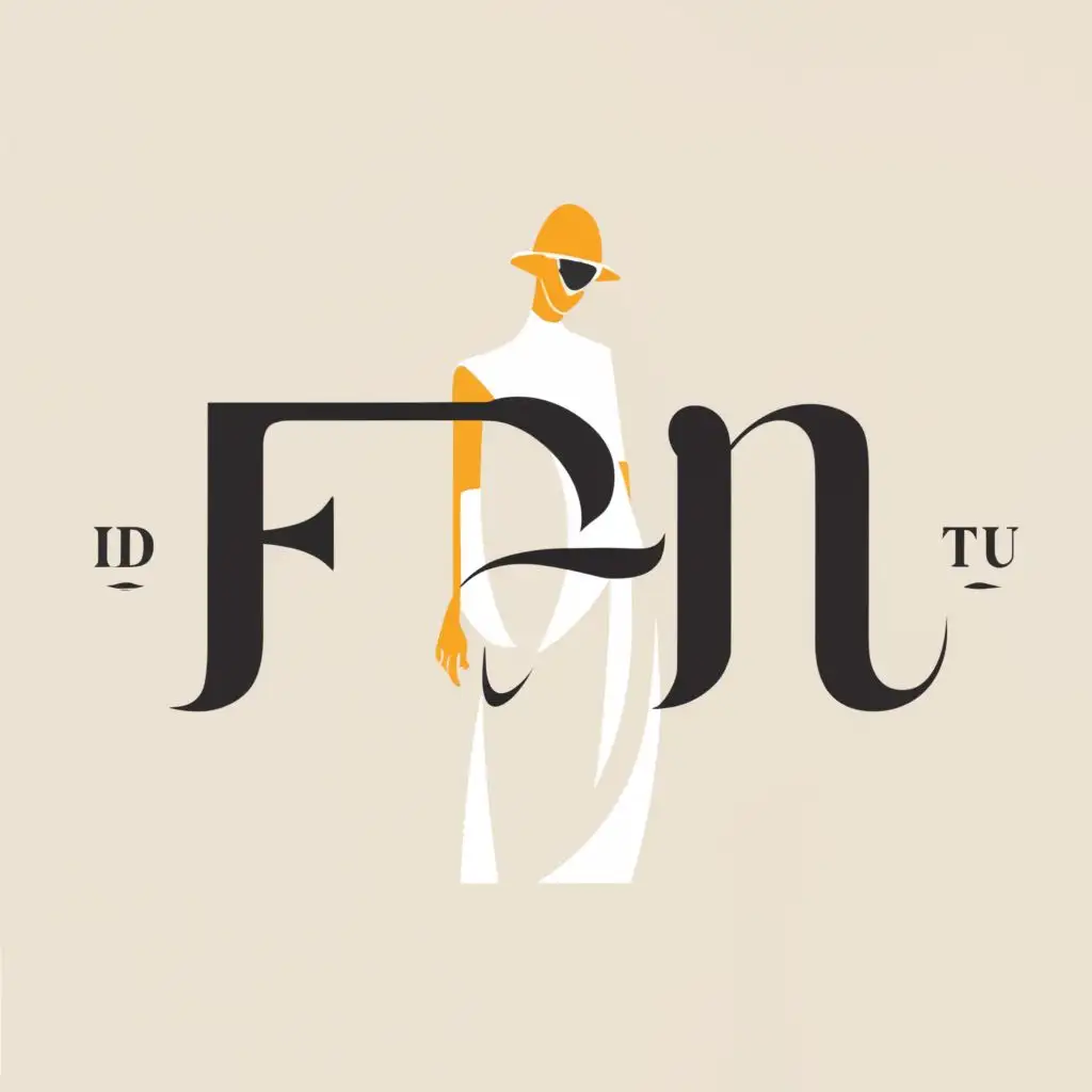 logo, Fashion, with the text "FI", typography