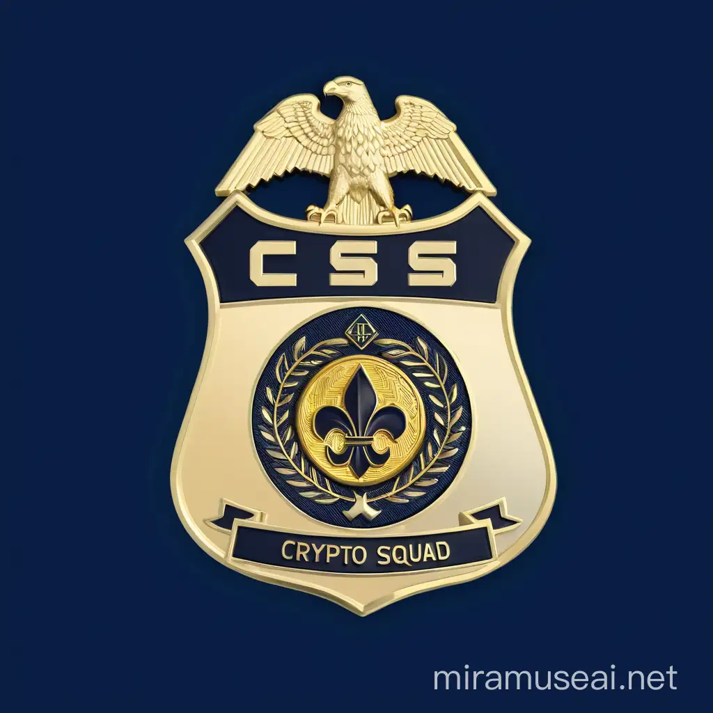 Scout badge with words CSS and CRYPTO SCOUT SQUAD
