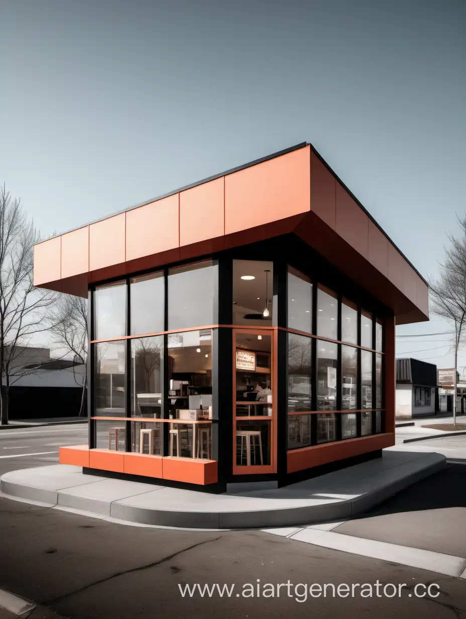 Modern-Coffee-Shop-Building-with-Angular-Design-and-Panoramic-Window