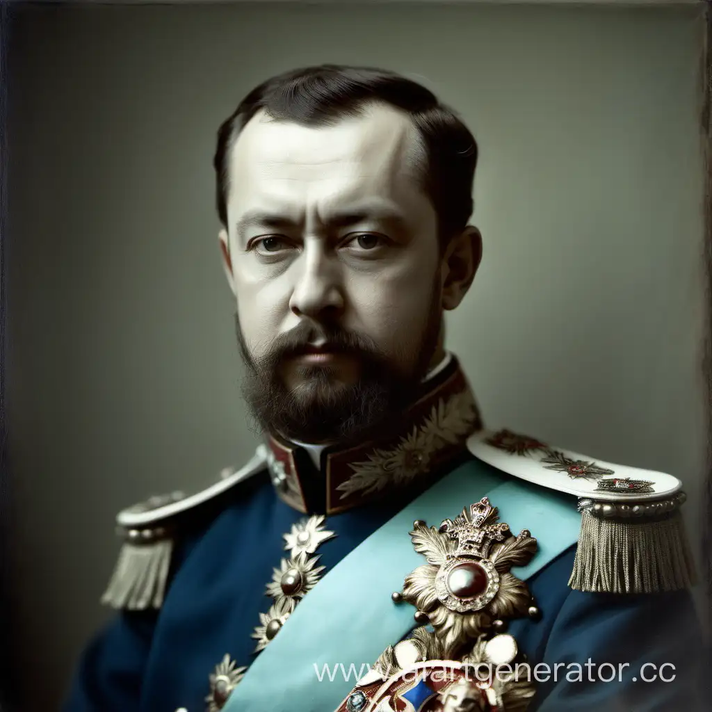 Regal-Portrait-of-Tsar-Konstantin-Khabensky-in-Muted-Tones