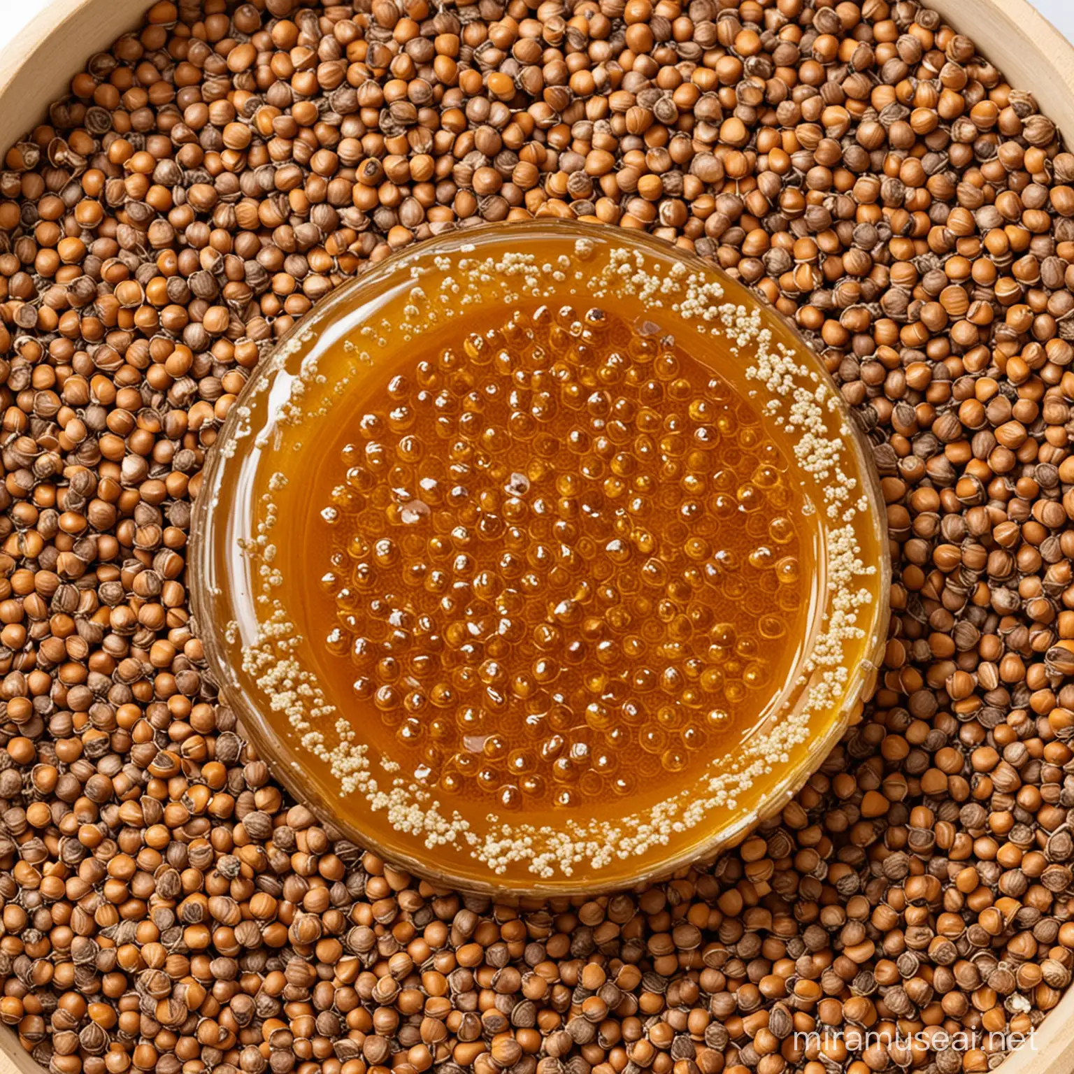 Images of buckwheat honey