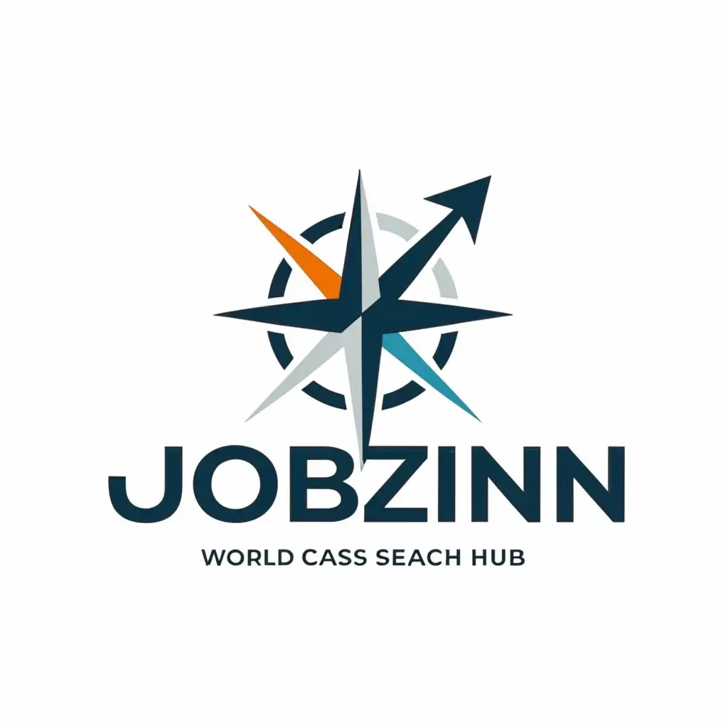 a logo design,with the text "JobzINN", main symbol:Your world class job search HUB,Moderate,be used in Internet industry,clear background