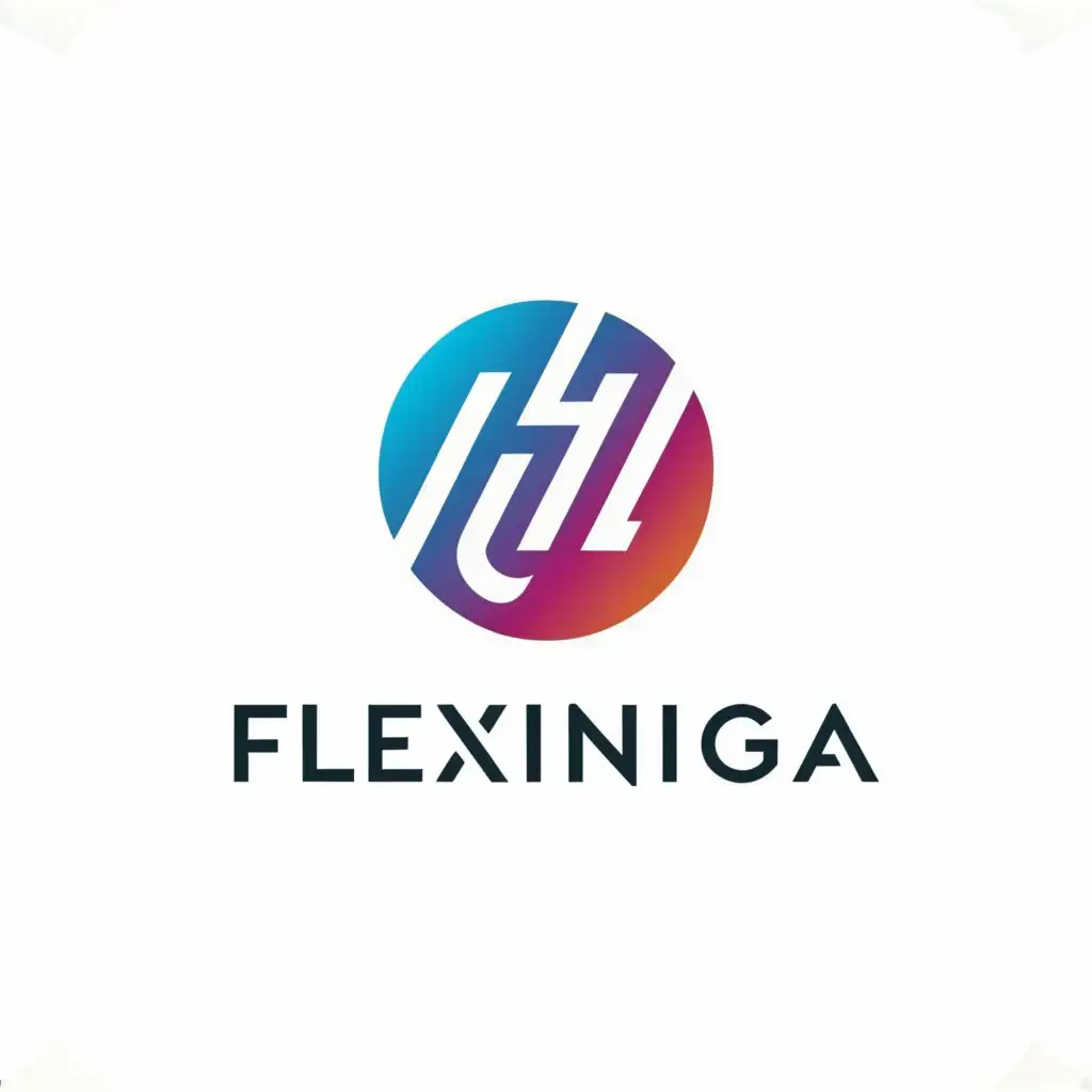 a logo design,with the text "Flexiniaga", main symbol:Tech,Minimalistic,be used in Finance industry,clear background