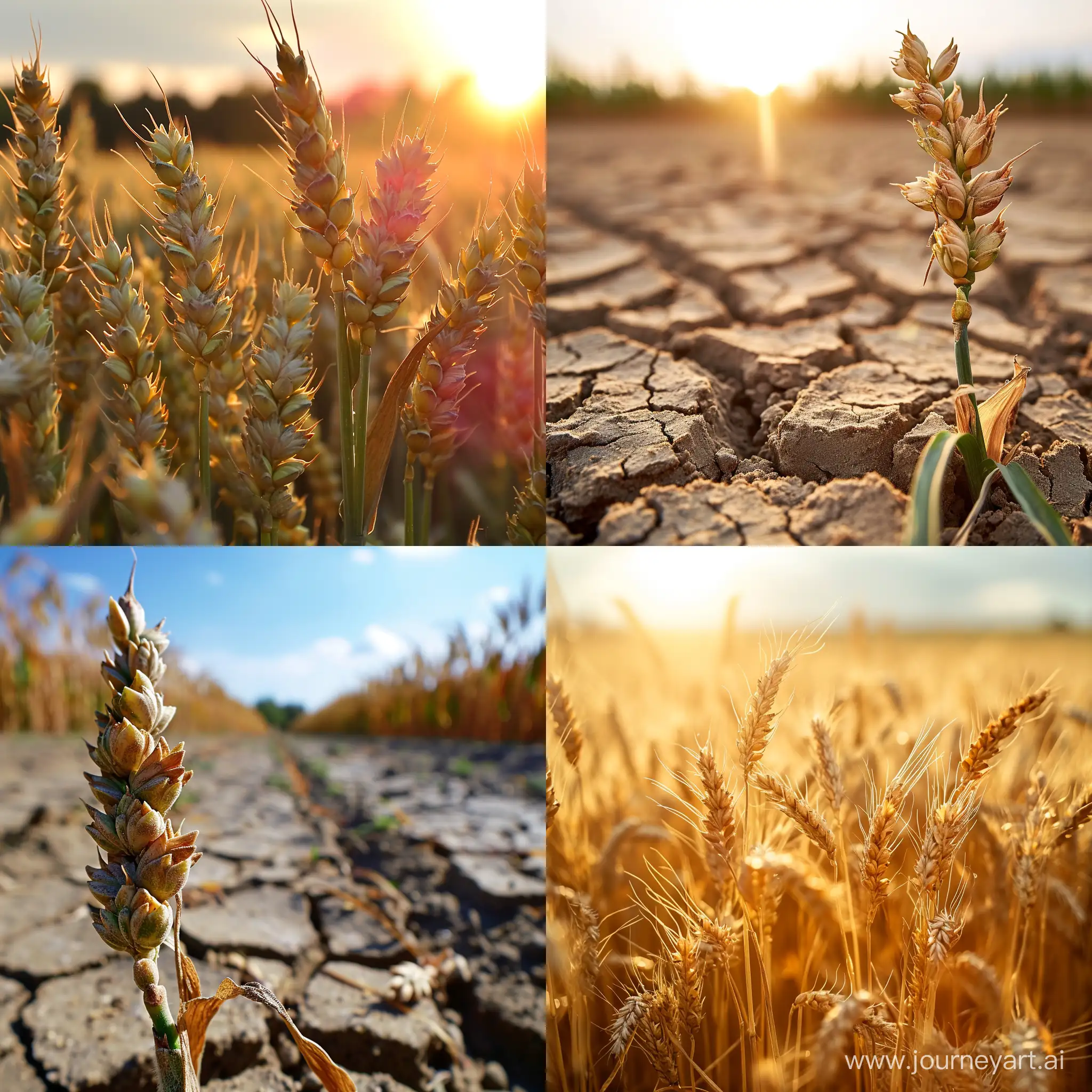 Climate change affecting agriculture and wheat crops in the future
