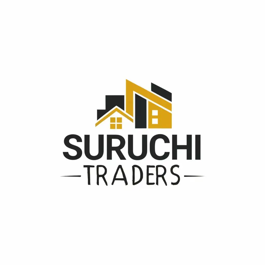 logo, Suruchi Traders, with the text "Suruchi Traders", typography, be used in Construction industry
