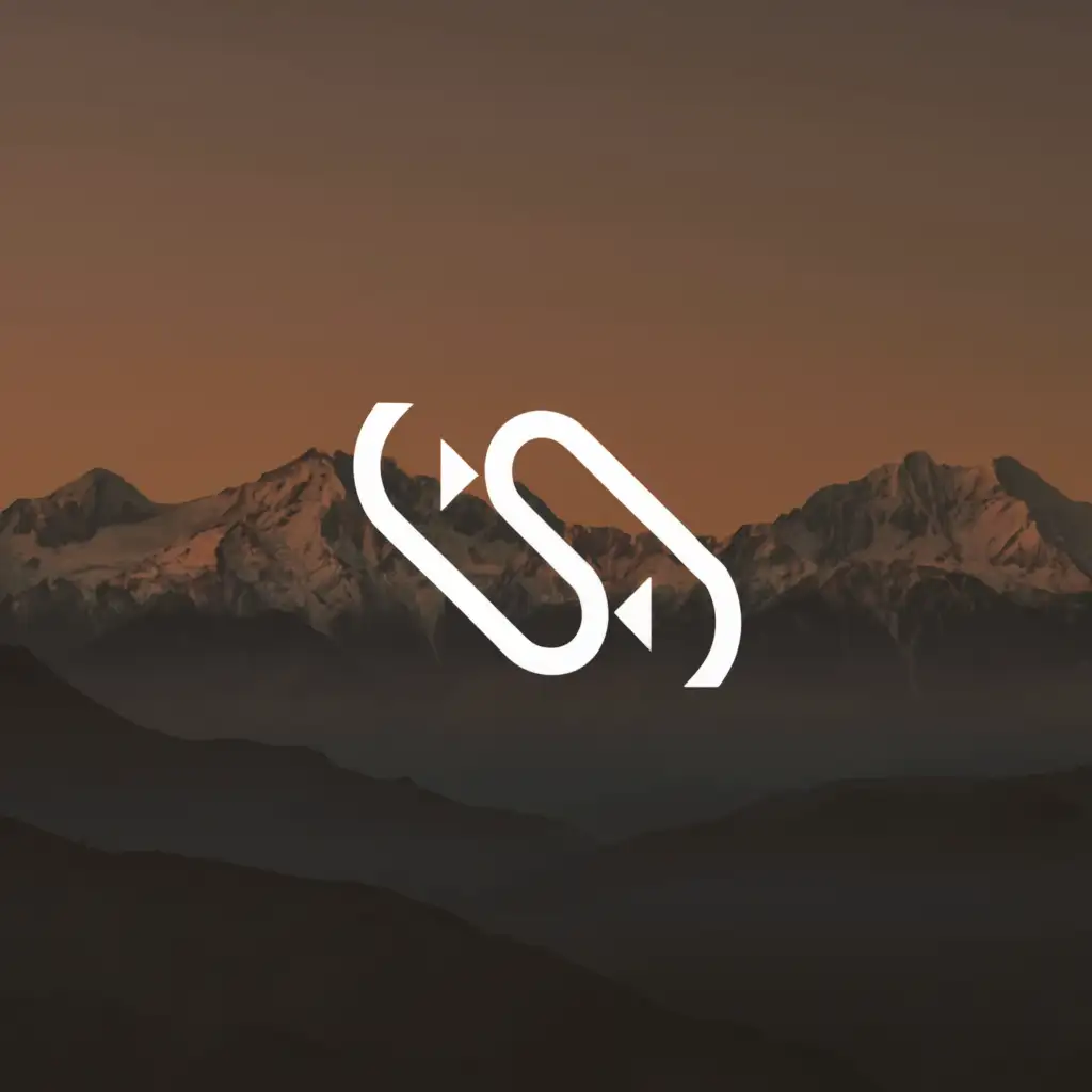 LOGO-Design-For-Sherpa-Madness-Minimalistic-Alphabetical-Symbol-for-the-Travel-Industry